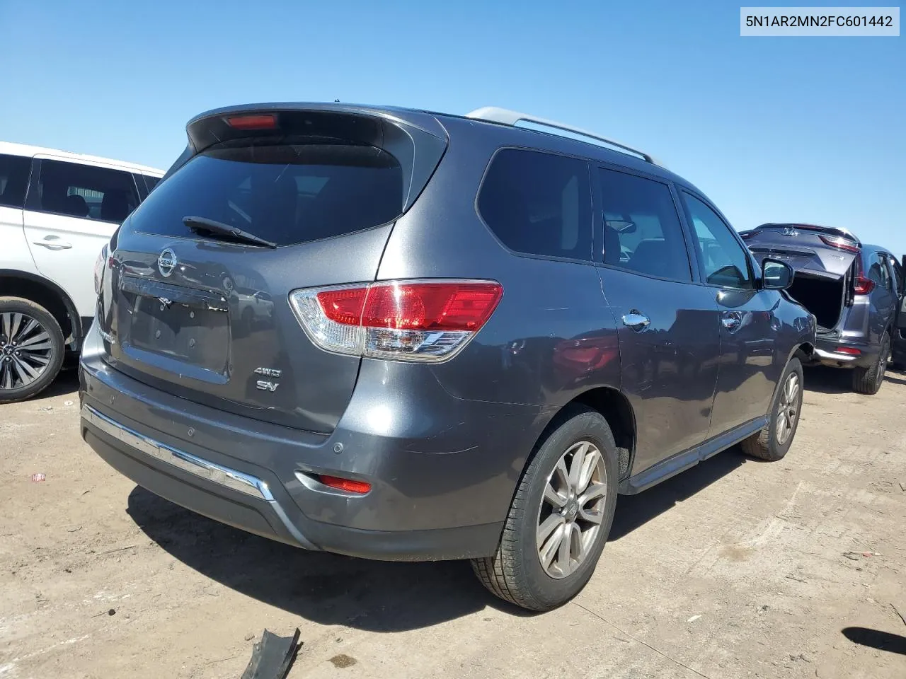 2015 Nissan Pathfinder S VIN: 5N1AR2MN2FC601442 Lot: 71292574