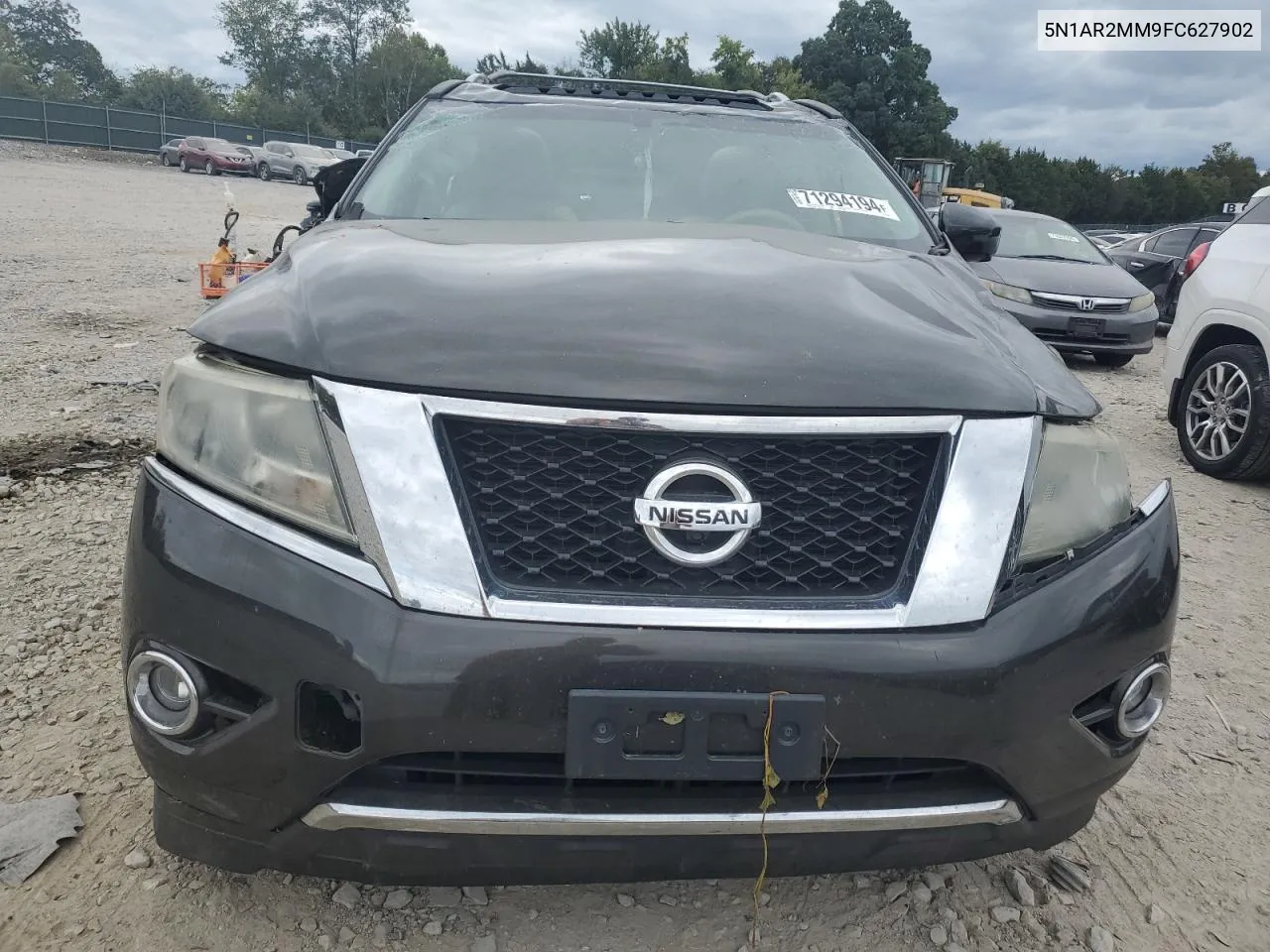 2015 Nissan Pathfinder S VIN: 5N1AR2MM9FC627902 Lot: 71294194