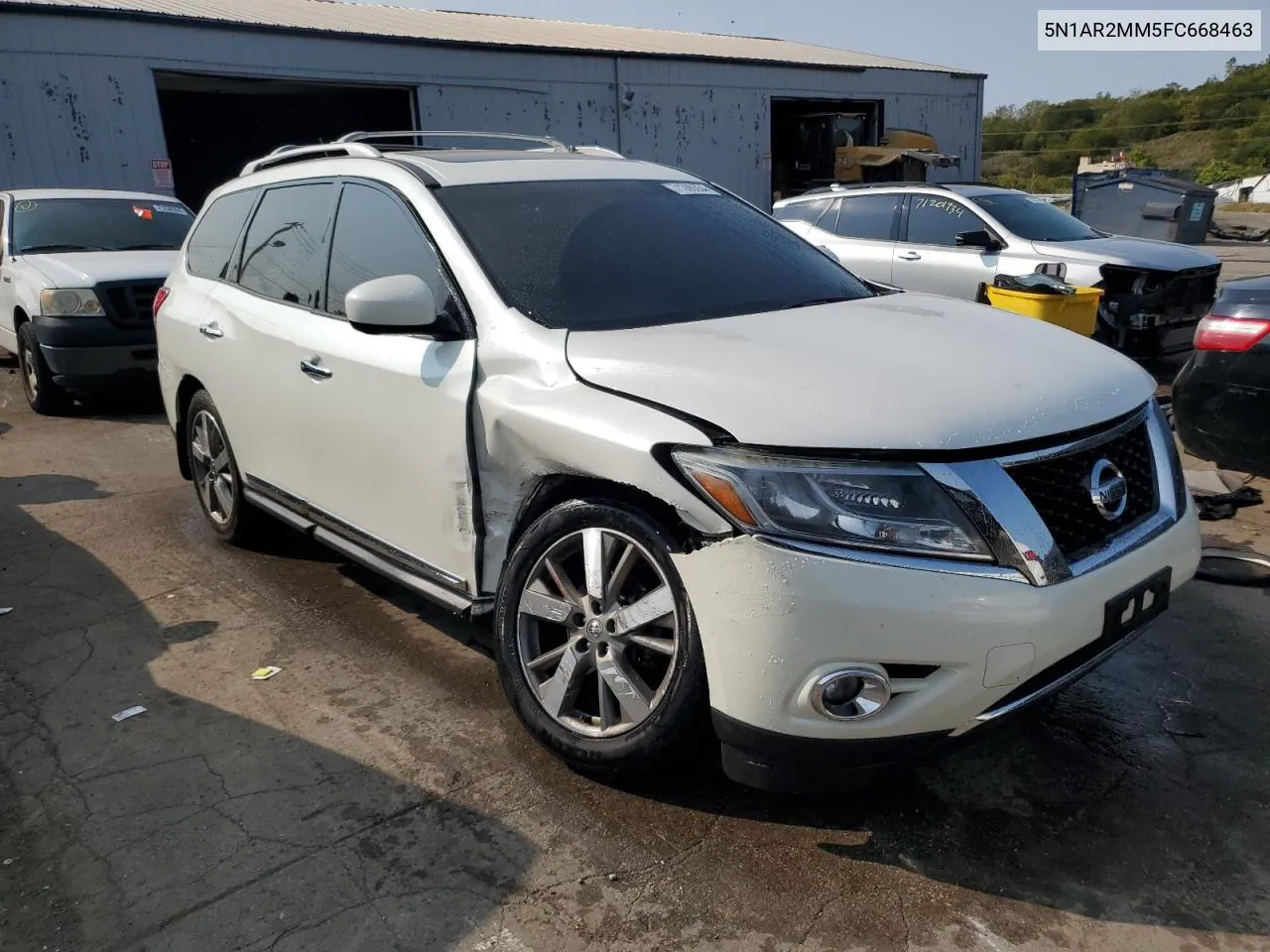 2015 Nissan Pathfinder S VIN: 5N1AR2MM5FC668463 Lot: 71306354