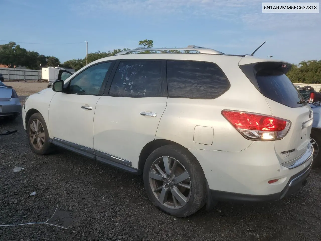 2015 Nissan Pathfinder S VIN: 5N1AR2MM5FC637813 Lot: 71323024