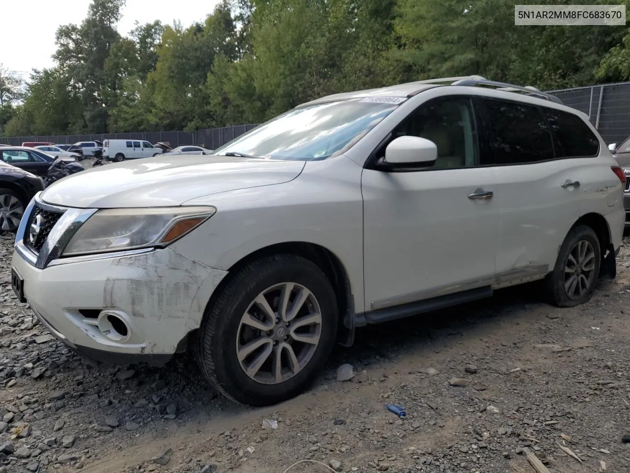 2015 Nissan Pathfinder S VIN: 5N1AR2MM8FC683670 Lot: 71380964