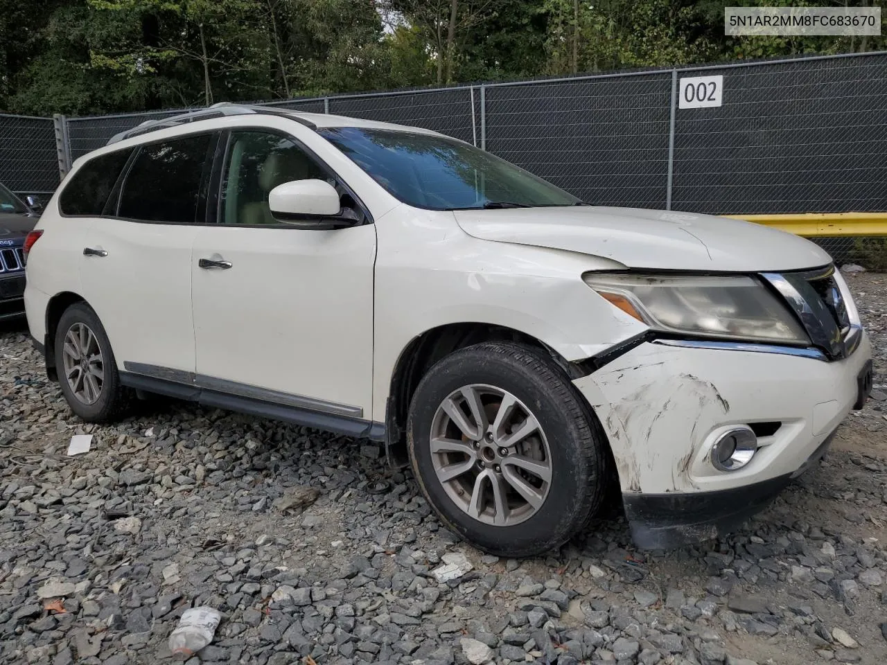 2015 Nissan Pathfinder S VIN: 5N1AR2MM8FC683670 Lot: 71380964