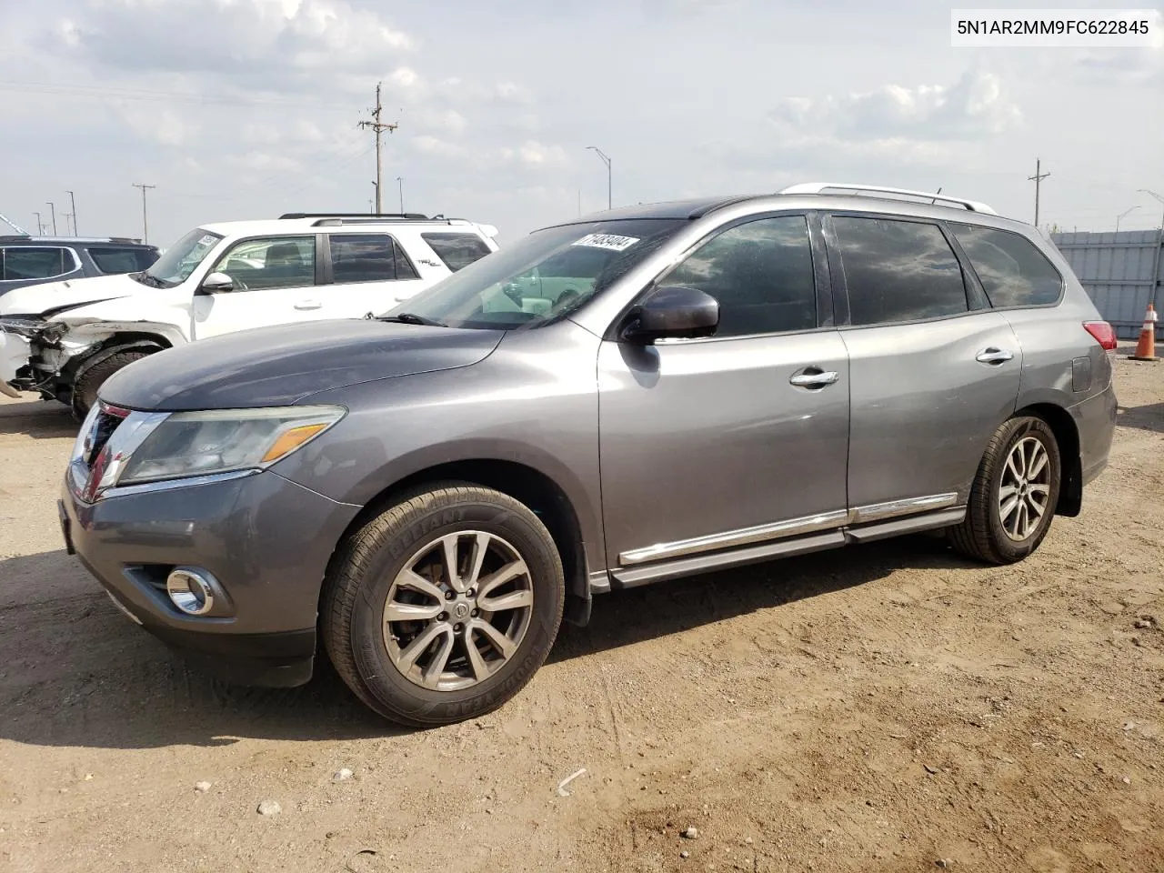 2015 Nissan Pathfinder S VIN: 5N1AR2MM9FC622845 Lot: 71483404