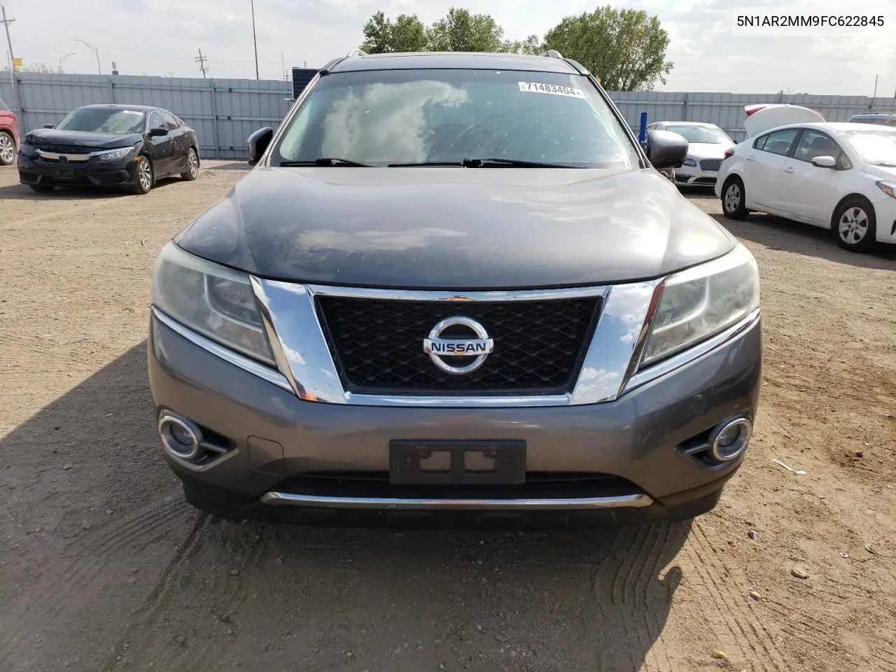 2015 Nissan Pathfinder S VIN: 5N1AR2MM9FC622845 Lot: 71483404