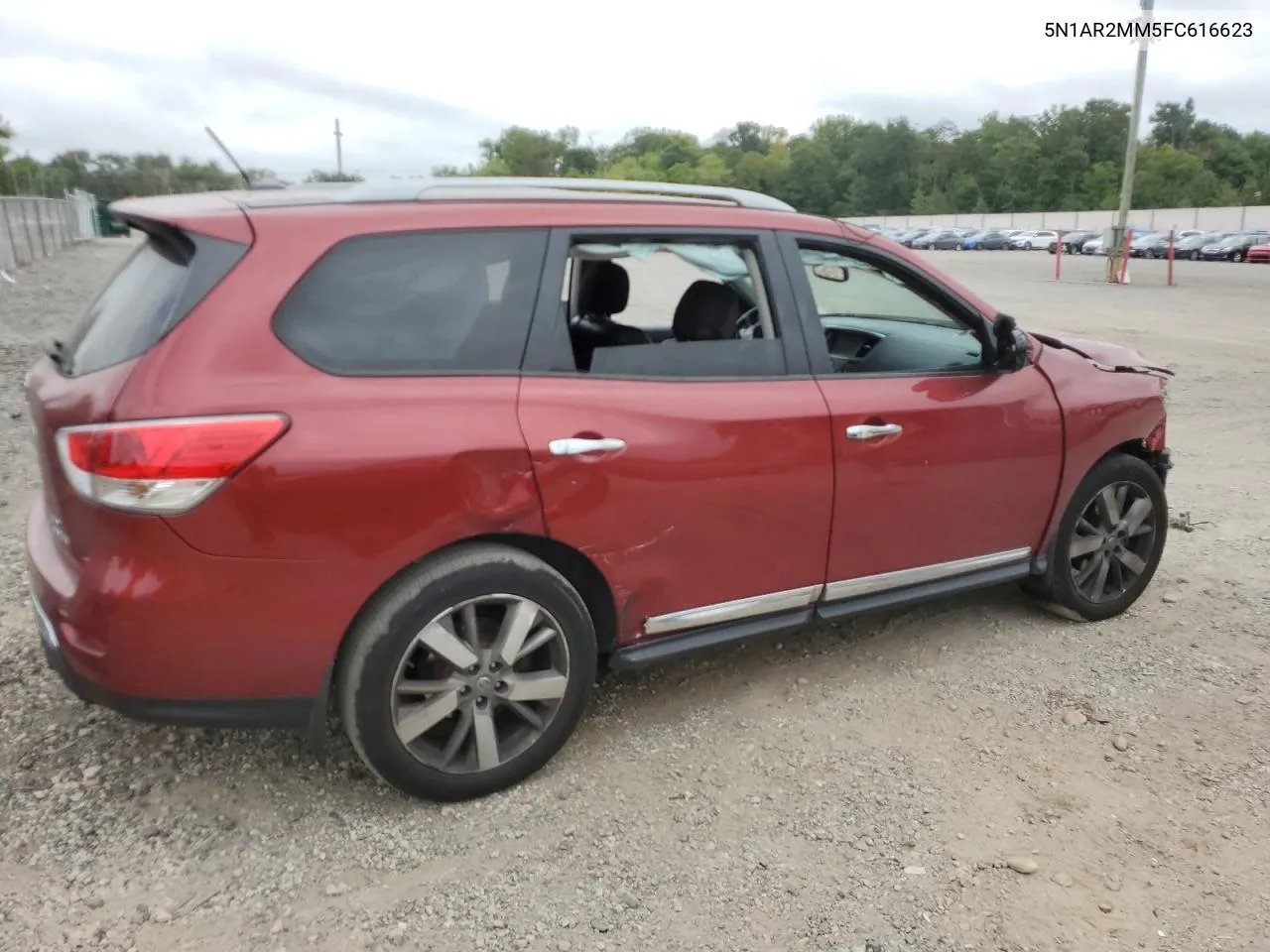 2015 Nissan Pathfinder S VIN: 5N1AR2MM5FC616623 Lot: 71502484