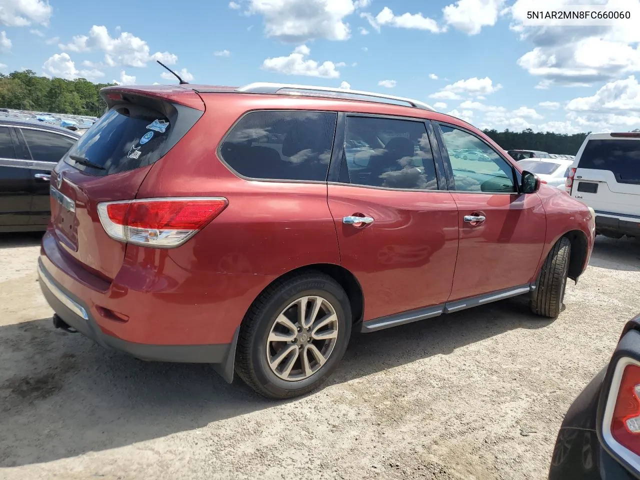 2015 Nissan Pathfinder S VIN: 5N1AR2MN8FC660060 Lot: 71529654