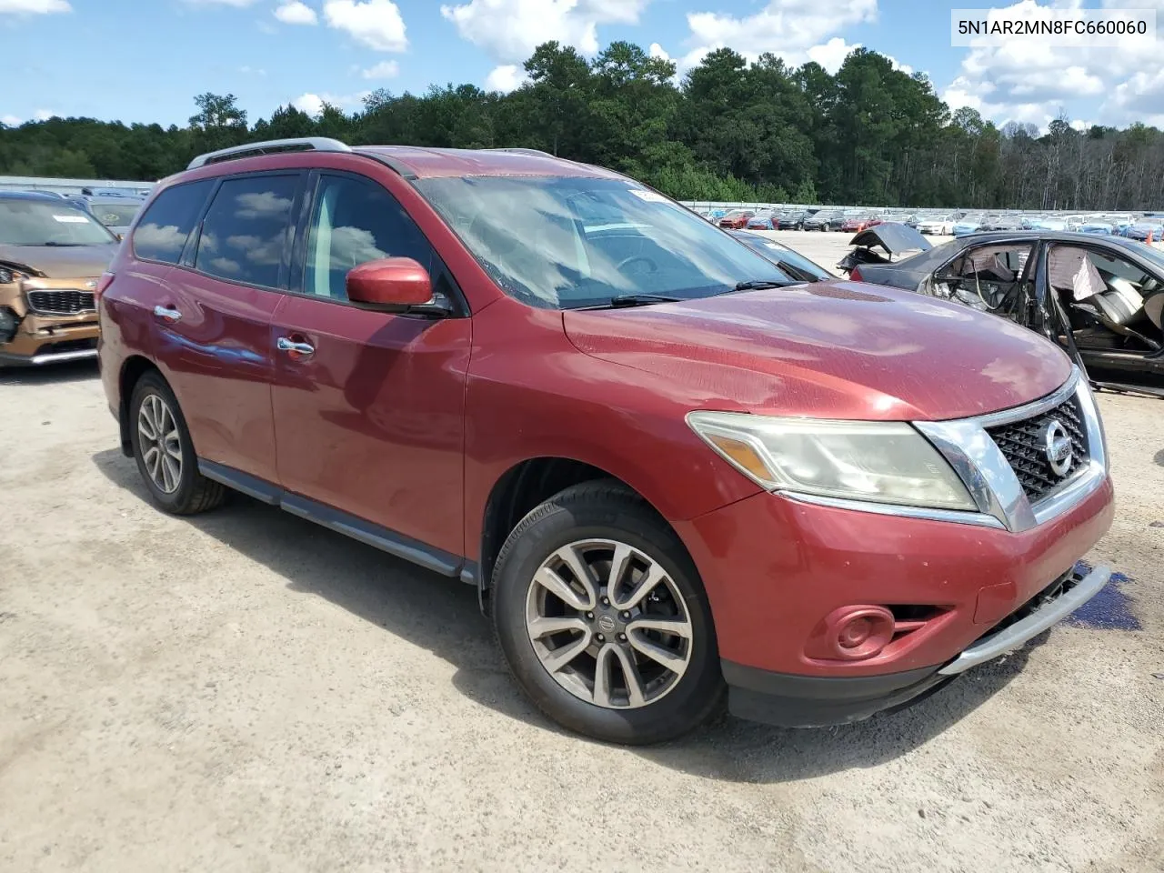 2015 Nissan Pathfinder S VIN: 5N1AR2MN8FC660060 Lot: 71529654