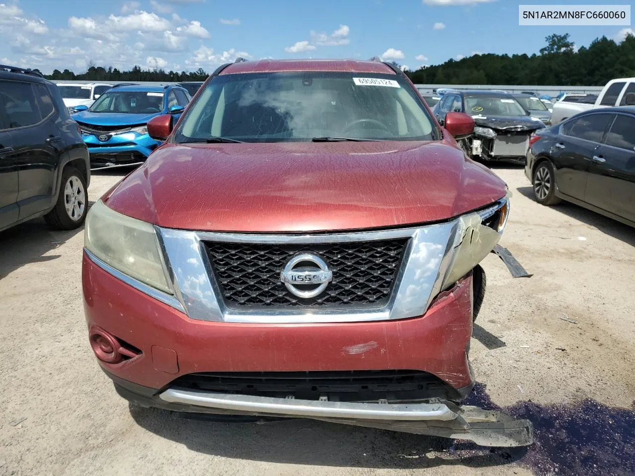 2015 Nissan Pathfinder S VIN: 5N1AR2MN8FC660060 Lot: 71529654