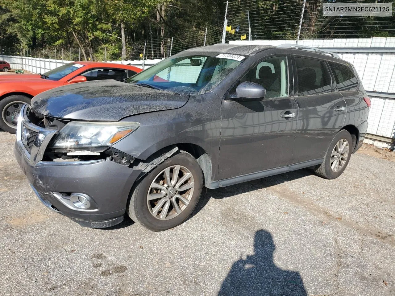 2015 Nissan Pathfinder S VIN: 5N1AR2MN2FC621125 Lot: 71784434