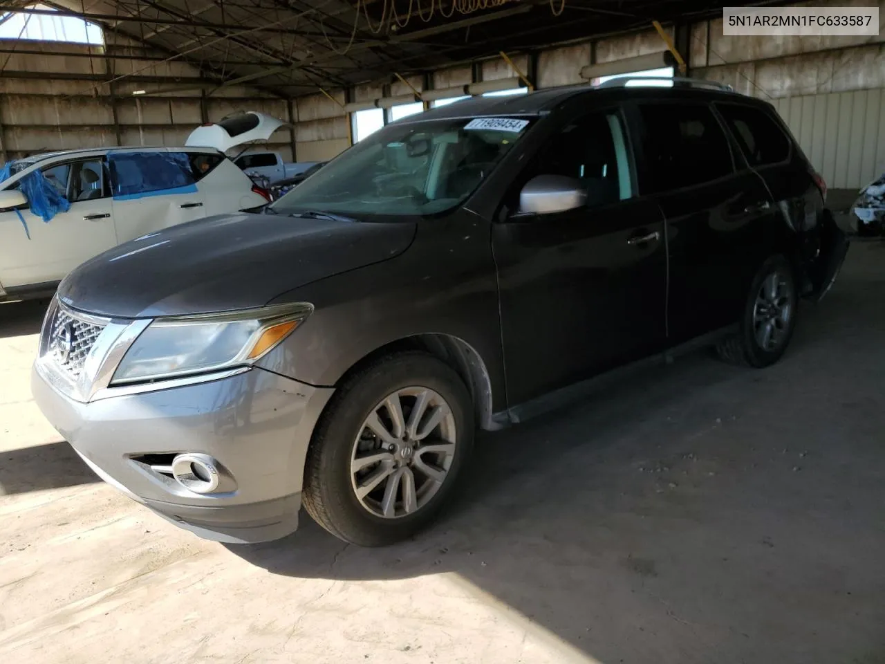 2015 Nissan Pathfinder S VIN: 5N1AR2MN1FC633587 Lot: 71909454