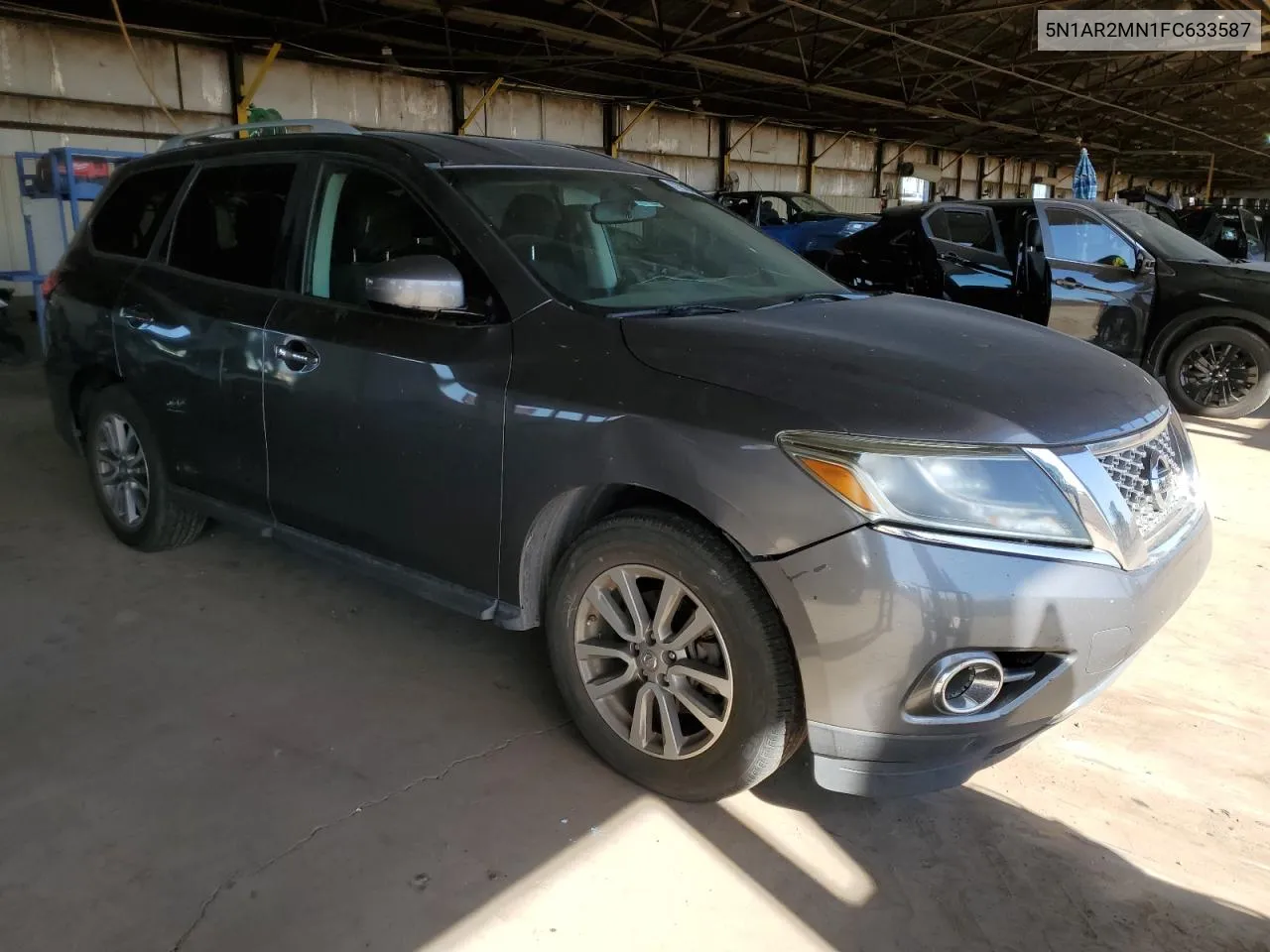 2015 Nissan Pathfinder S VIN: 5N1AR2MN1FC633587 Lot: 71909454