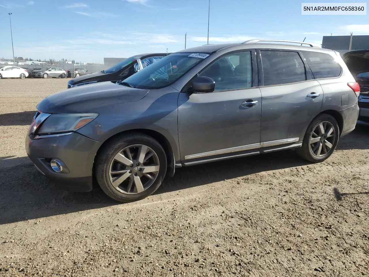 2015 Nissan Pathfinder S VIN: 5N1AR2MM0FC658360 Lot: 72128444