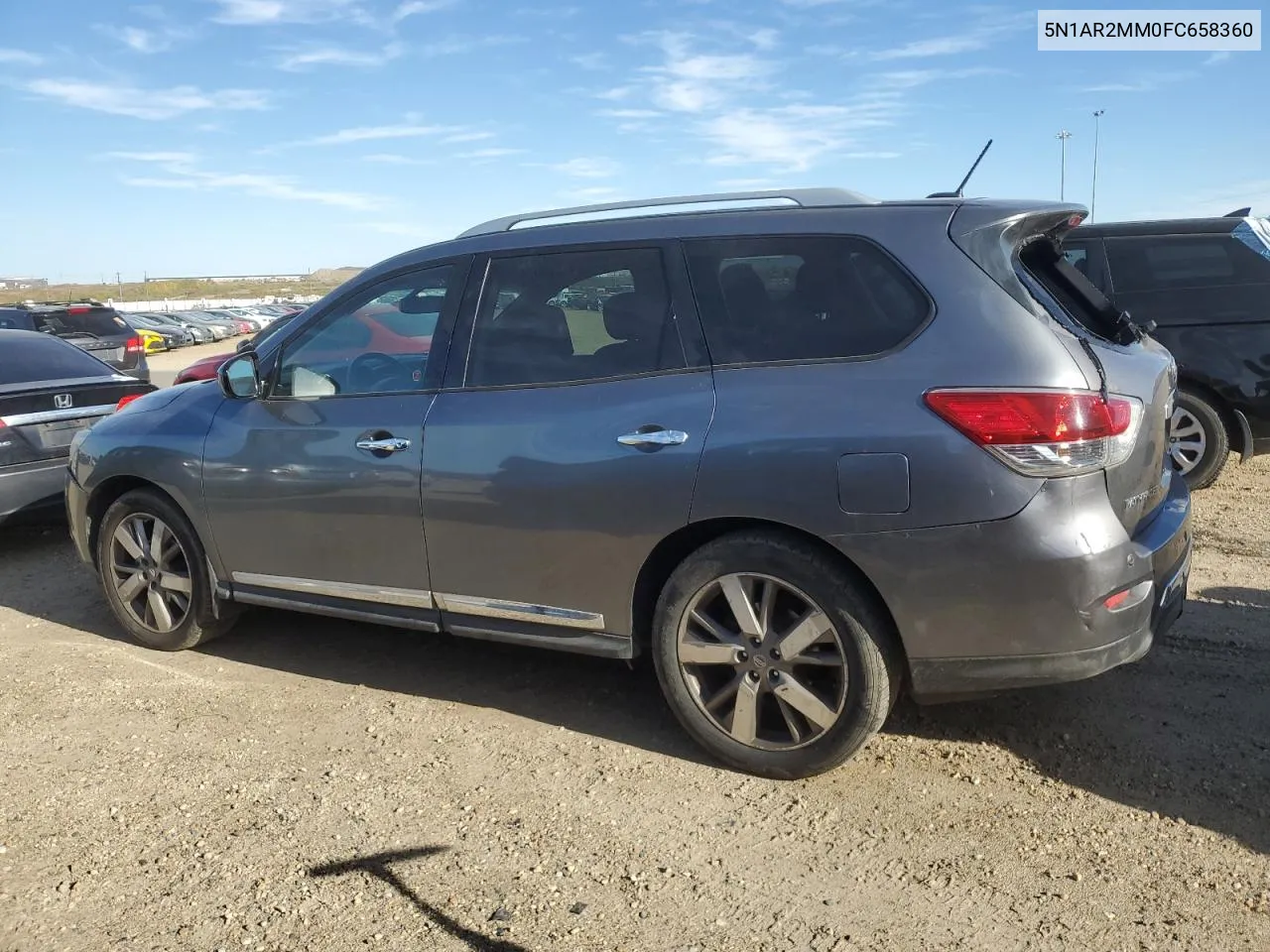 2015 Nissan Pathfinder S VIN: 5N1AR2MM0FC658360 Lot: 72128444