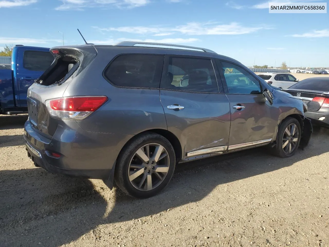 2015 Nissan Pathfinder S VIN: 5N1AR2MM0FC658360 Lot: 72128444