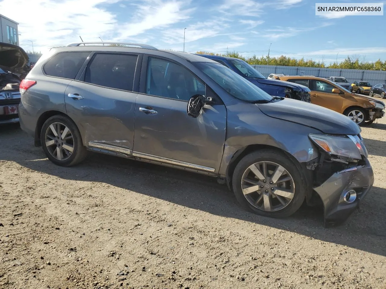 2015 Nissan Pathfinder S VIN: 5N1AR2MM0FC658360 Lot: 72128444