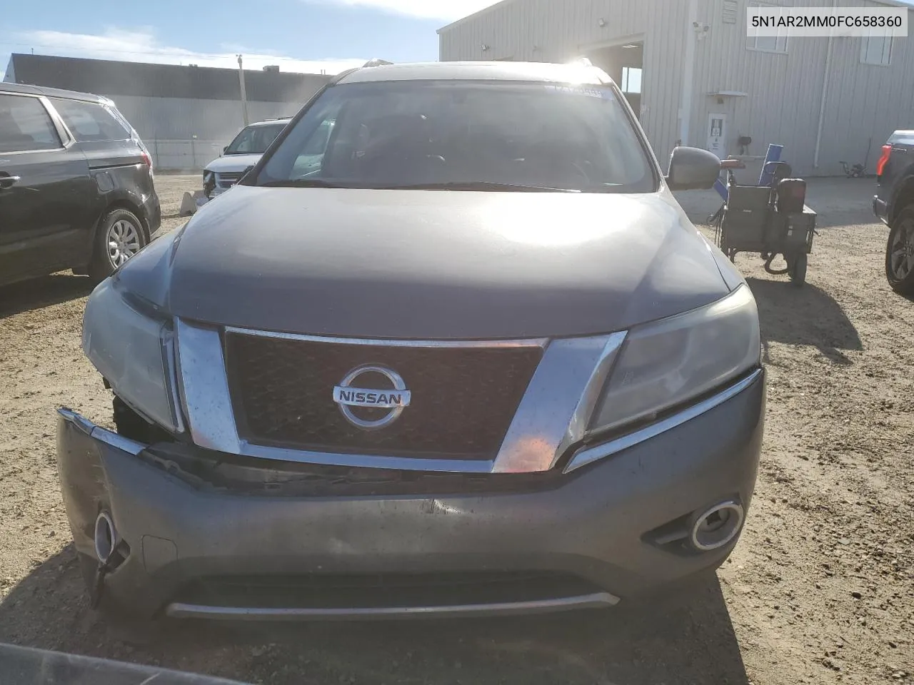 2015 Nissan Pathfinder S VIN: 5N1AR2MM0FC658360 Lot: 72128444