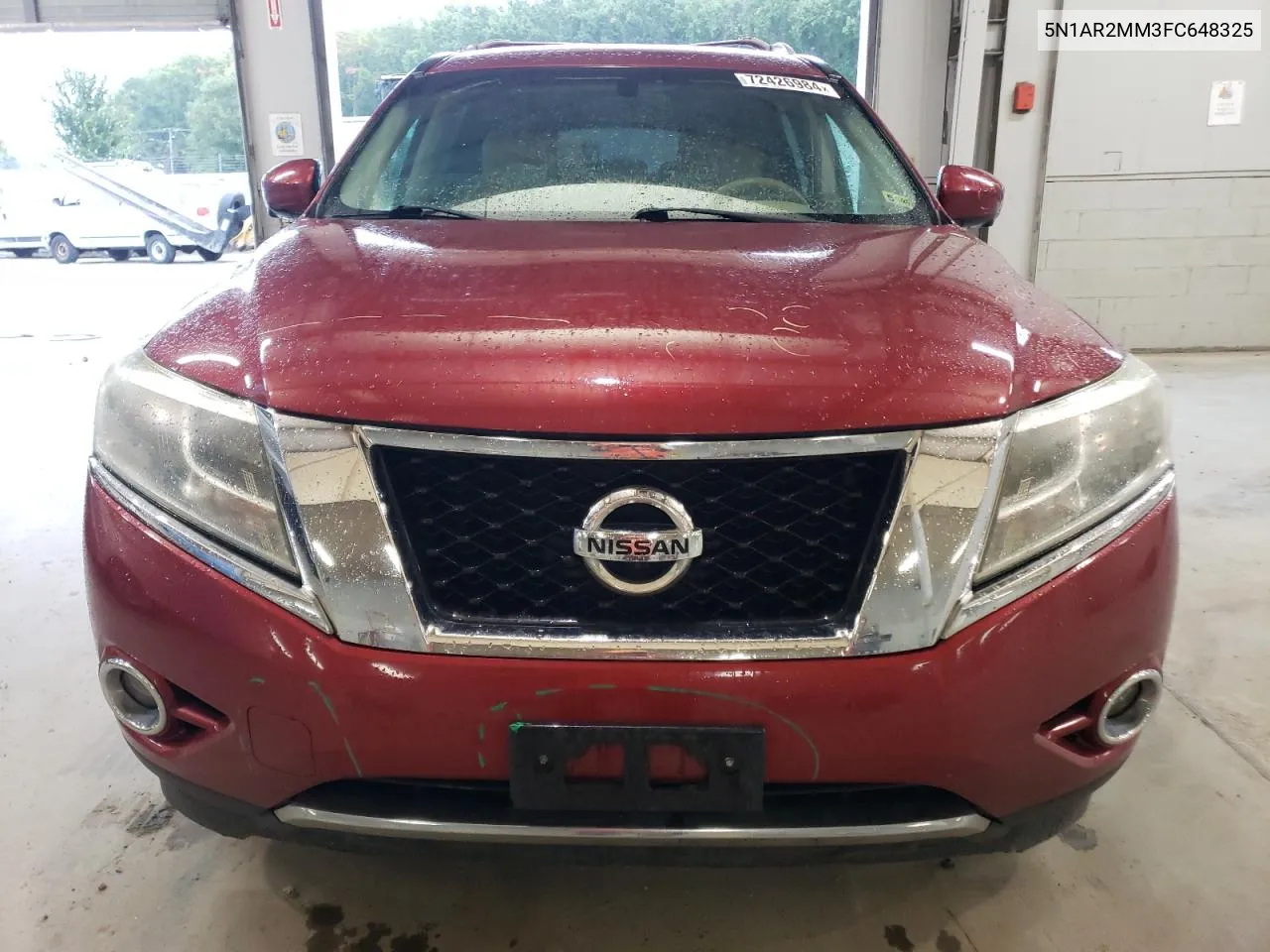 2015 Nissan Pathfinder S VIN: 5N1AR2MM3FC648325 Lot: 72426984