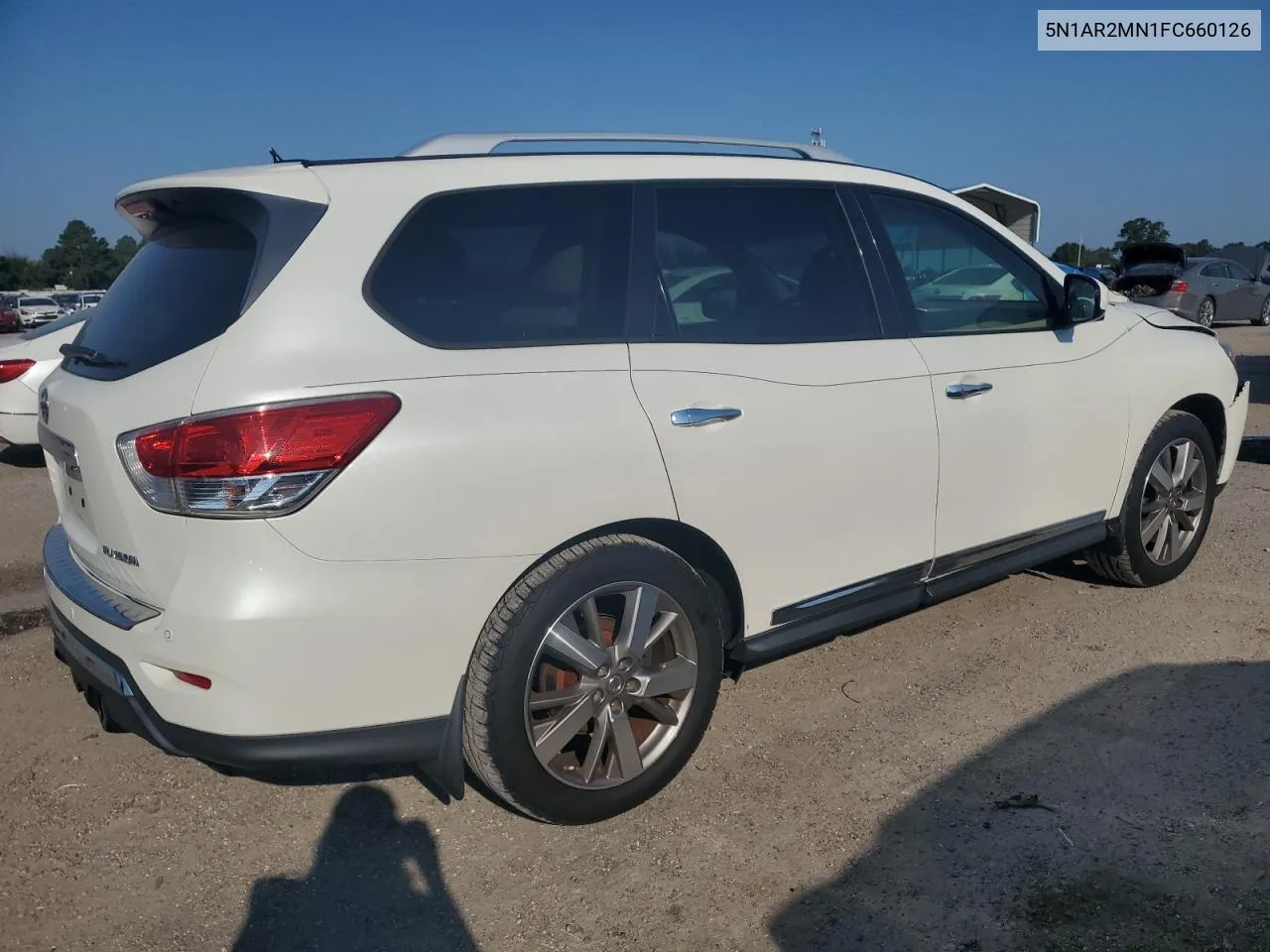 2015 Nissan Pathfinder S VIN: 5N1AR2MN1FC660126 Lot: 72455274