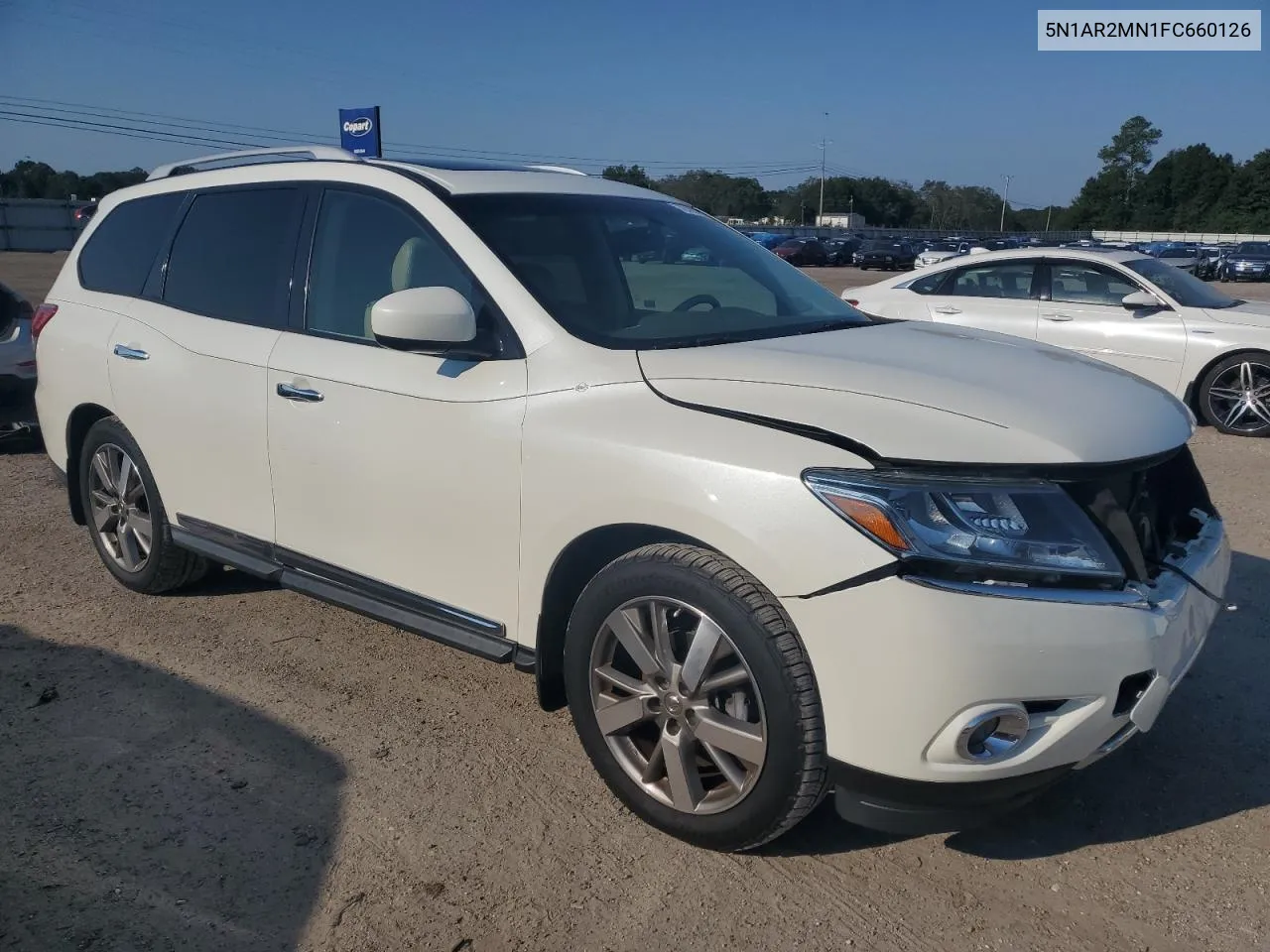 2015 Nissan Pathfinder S VIN: 5N1AR2MN1FC660126 Lot: 72455274