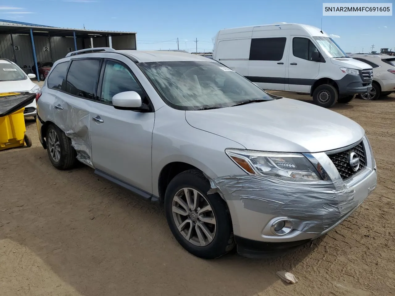 2015 Nissan Pathfinder S VIN: 5N1AR2MM4FC691605 Lot: 72455864