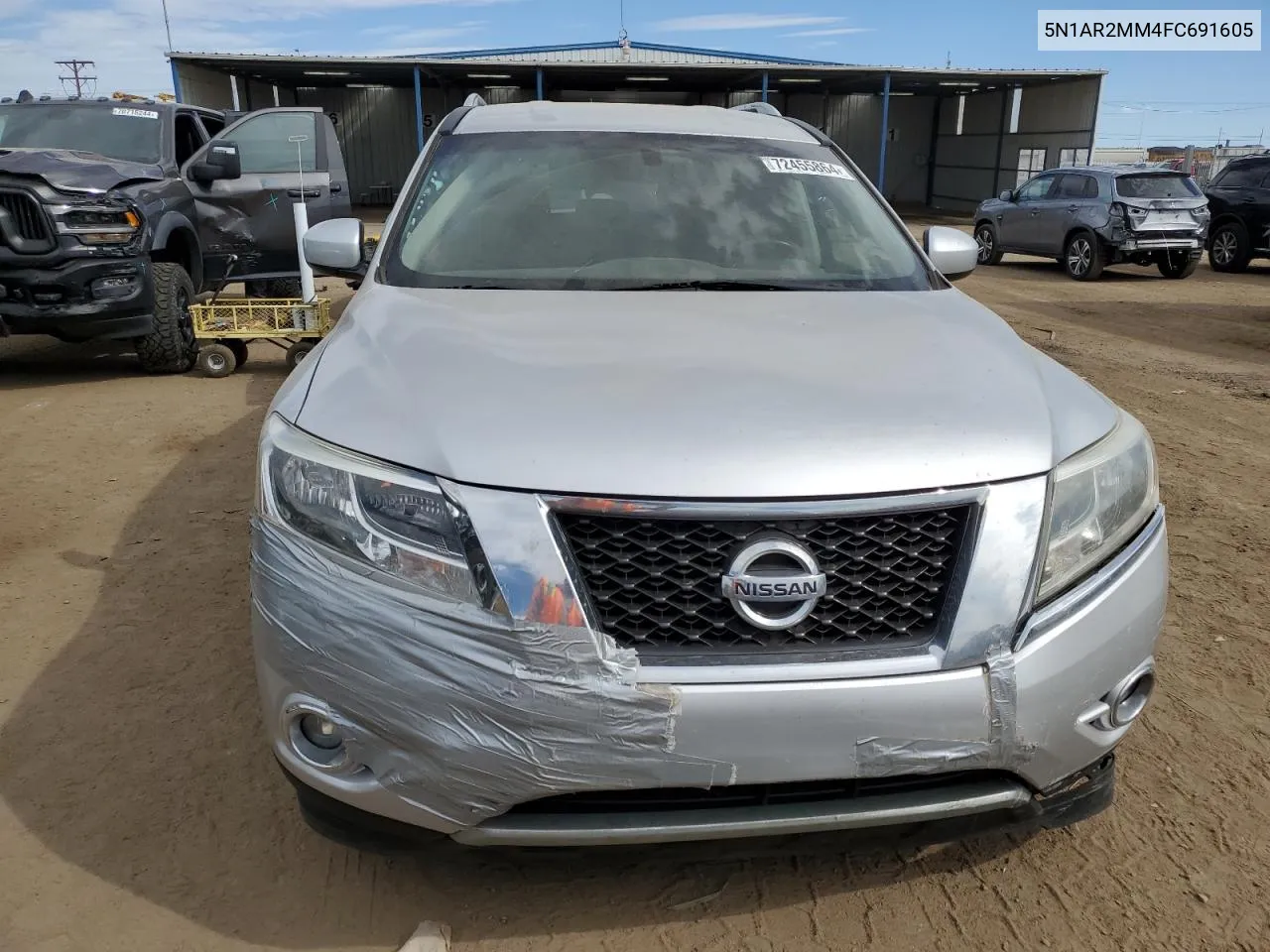 2015 Nissan Pathfinder S VIN: 5N1AR2MM4FC691605 Lot: 72455864