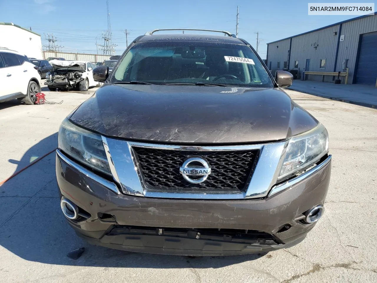 2015 Nissan Pathfinder S VIN: 5N1AR2MM9FC714084 Lot: 72475564