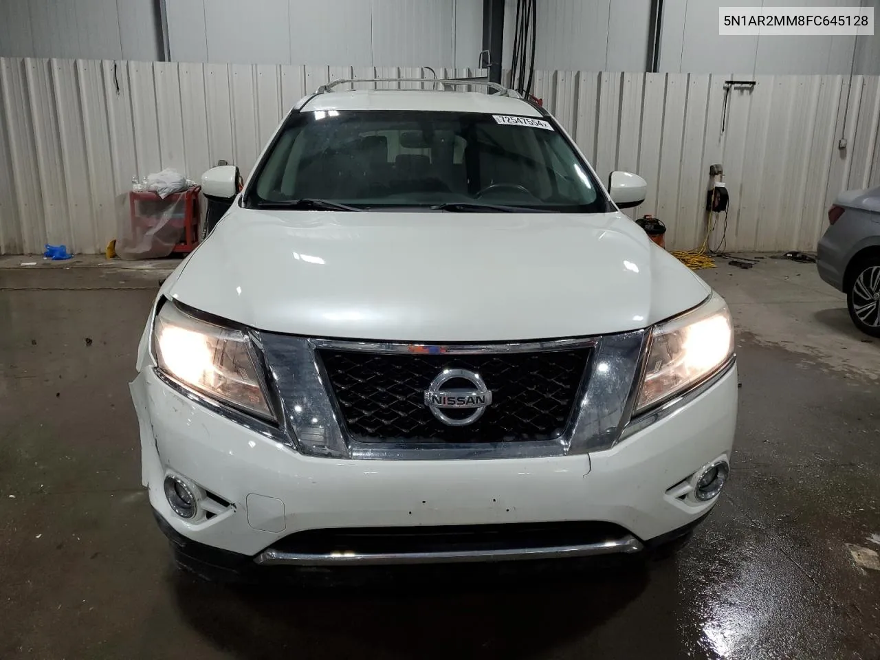 2015 Nissan Pathfinder S VIN: 5N1AR2MM8FC645128 Lot: 72547554