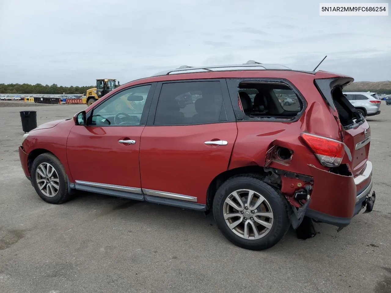 2015 Nissan Pathfinder S VIN: 5N1AR2MM9FC686254 Lot: 72795884