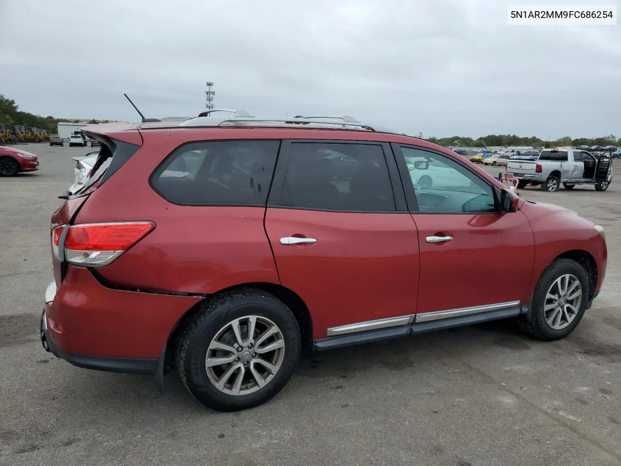 2015 Nissan Pathfinder S VIN: 5N1AR2MM9FC686254 Lot: 72795884