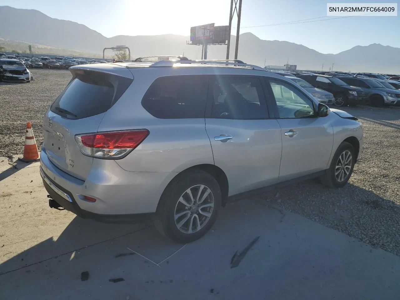 2015 Nissan Pathfinder S VIN: 5N1AR2MM7FC664009 Lot: 72813814