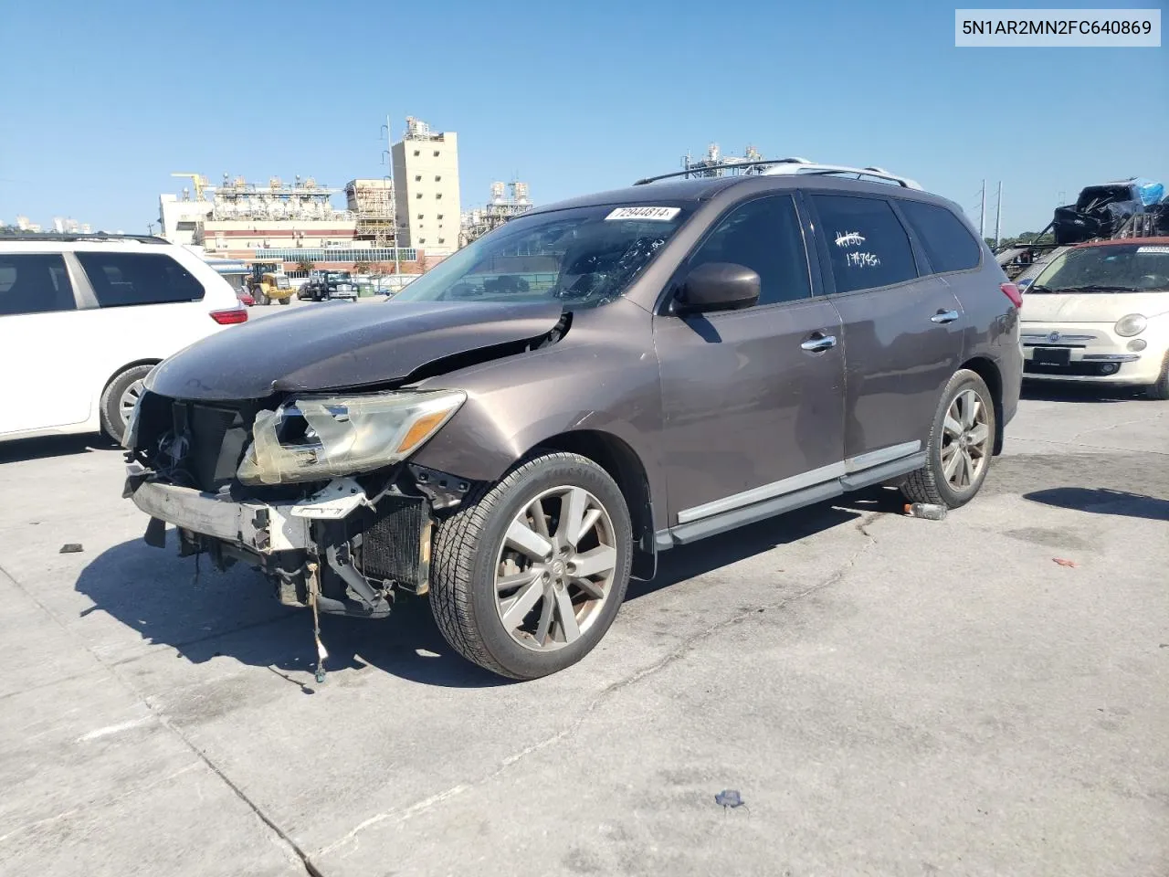 2015 Nissan Pathfinder S VIN: 5N1AR2MN2FC640869 Lot: 72944814