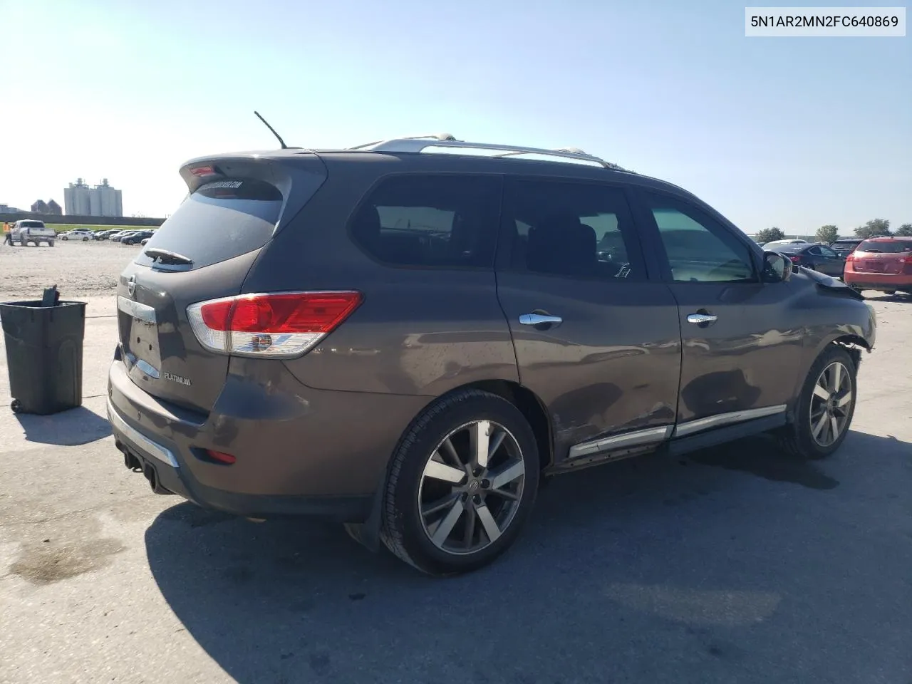 2015 Nissan Pathfinder S VIN: 5N1AR2MN2FC640869 Lot: 72944814