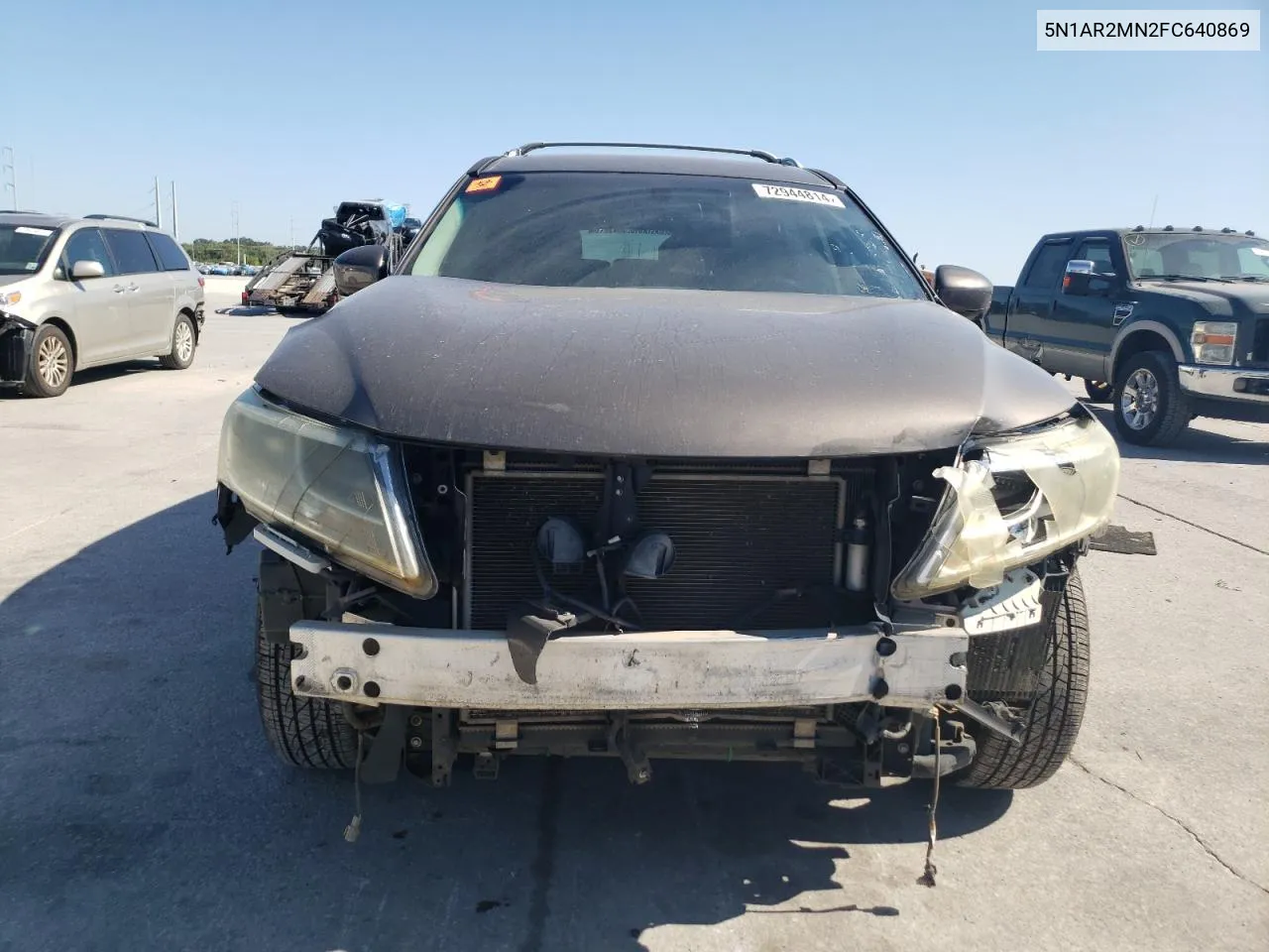 2015 Nissan Pathfinder S VIN: 5N1AR2MN2FC640869 Lot: 72944814