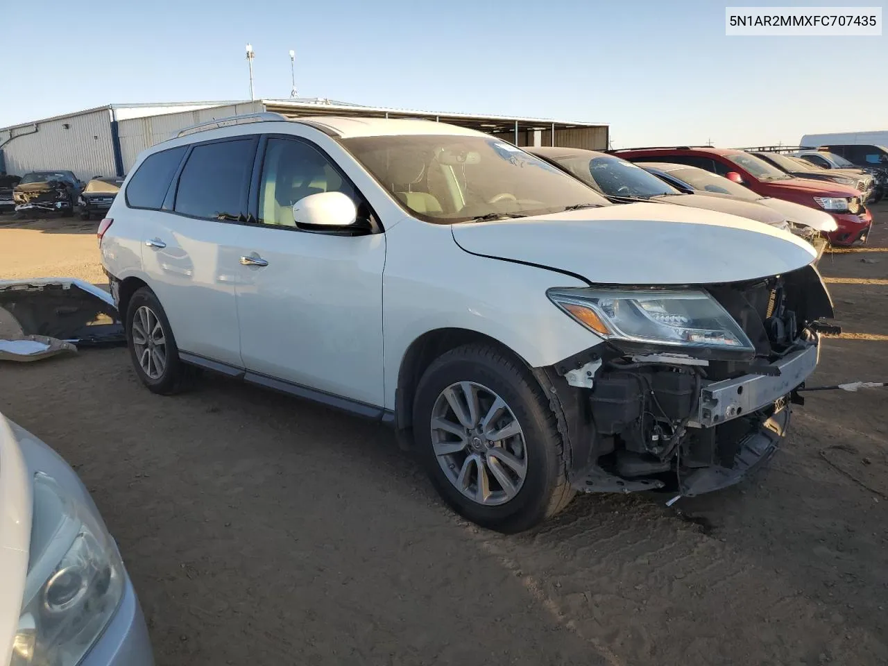 2015 Nissan Pathfinder S VIN: 5N1AR2MMXFC707435 Lot: 73530264