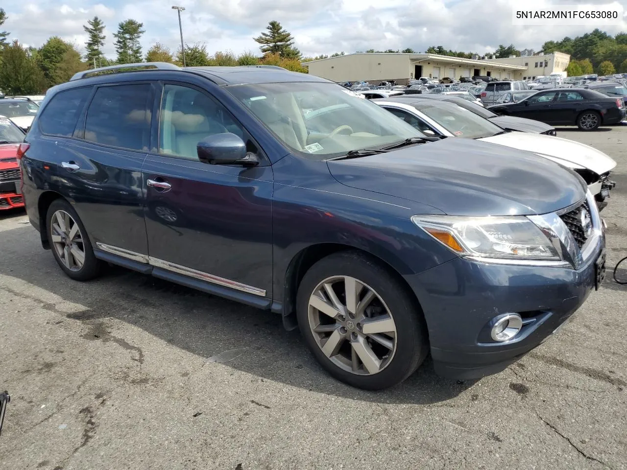 2015 Nissan Pathfinder S VIN: 5N1AR2MN1FC653080 Lot: 73645164