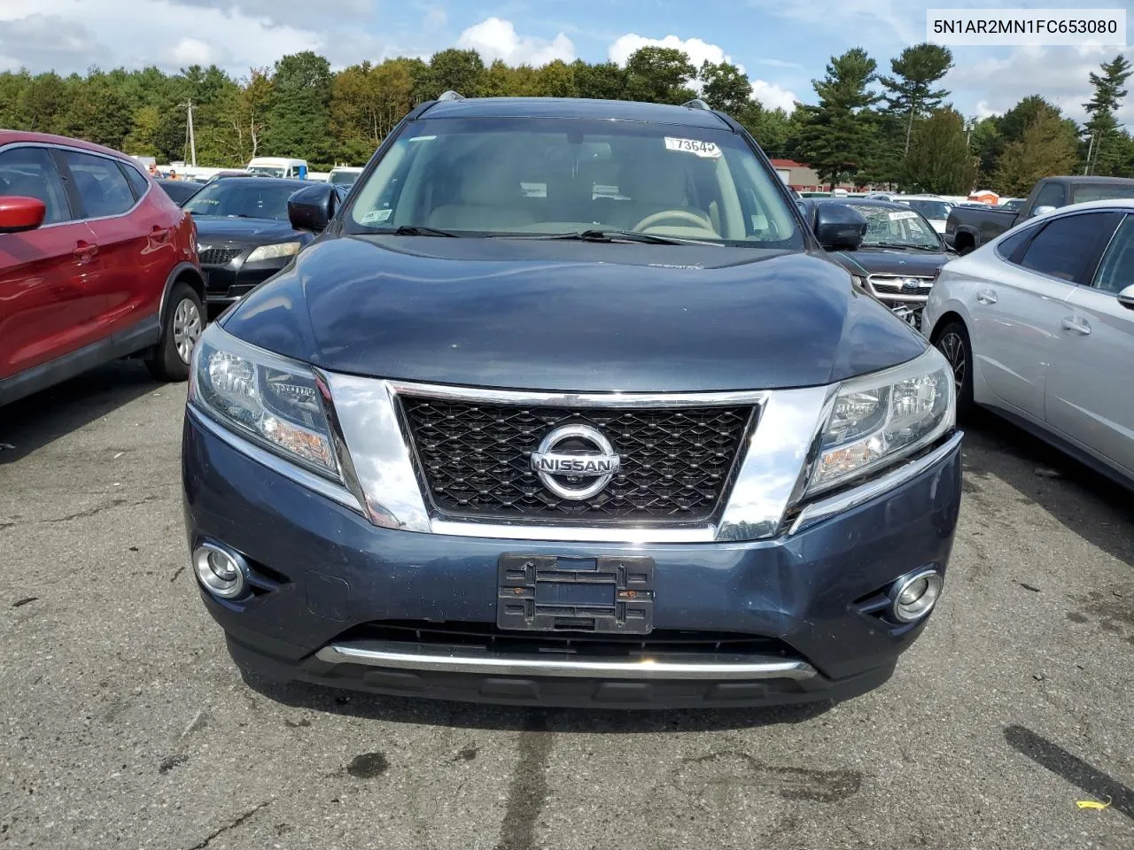 2015 Nissan Pathfinder S VIN: 5N1AR2MN1FC653080 Lot: 73645164