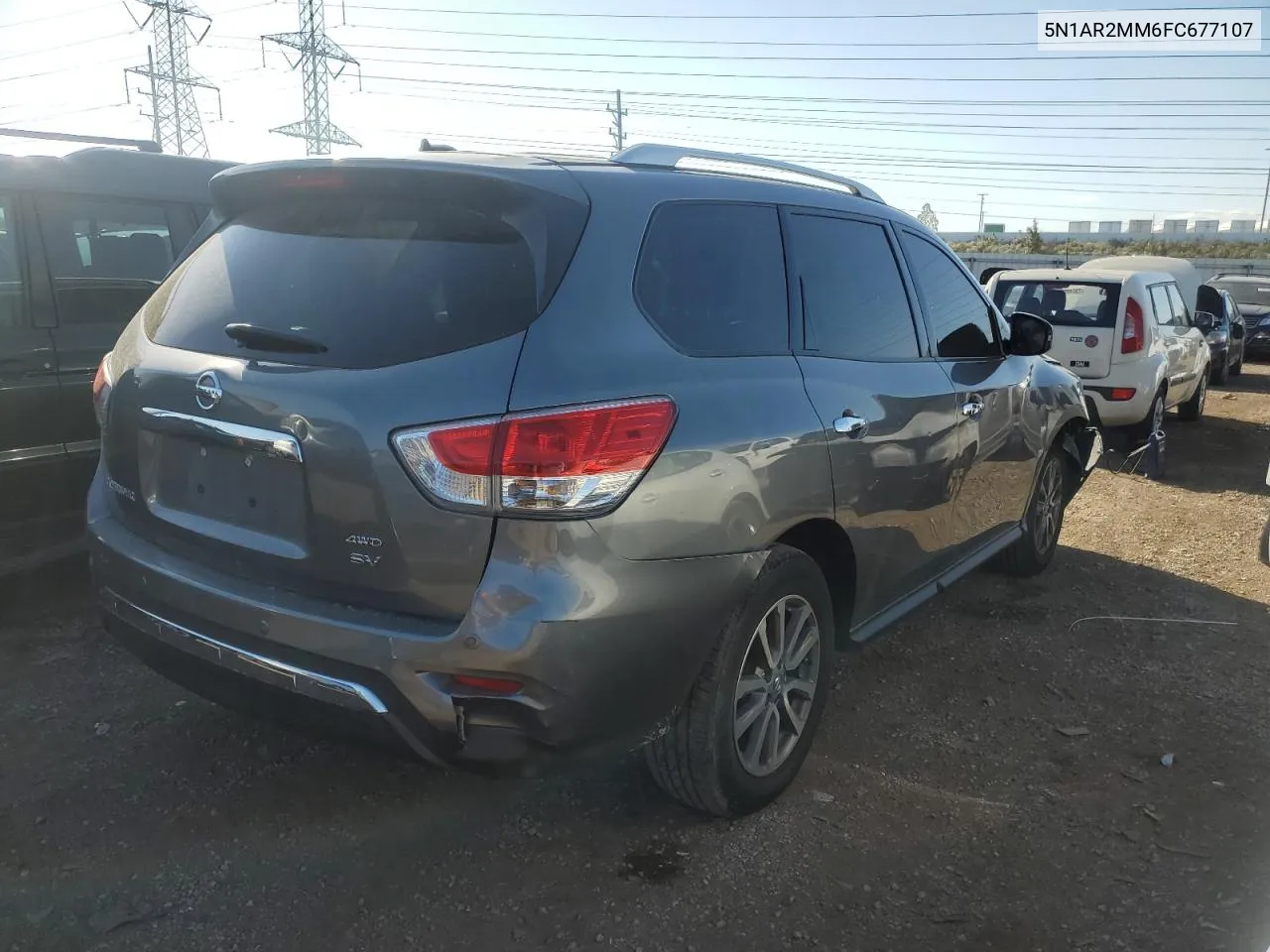 2015 Nissan Pathfinder S VIN: 5N1AR2MM6FC677107 Lot: 73806324