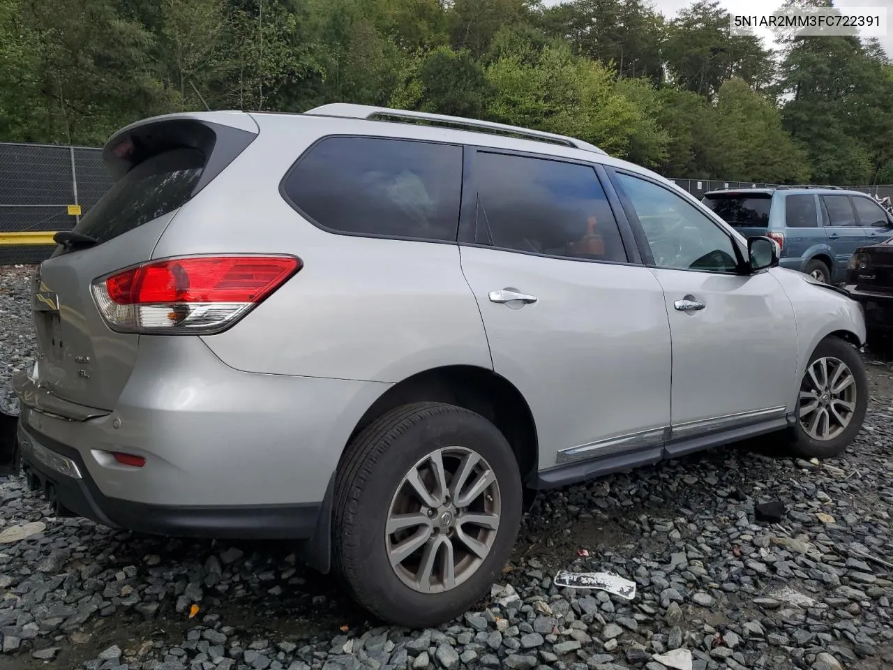 2015 Nissan Pathfinder S VIN: 5N1AR2MM3FC722391 Lot: 73913374