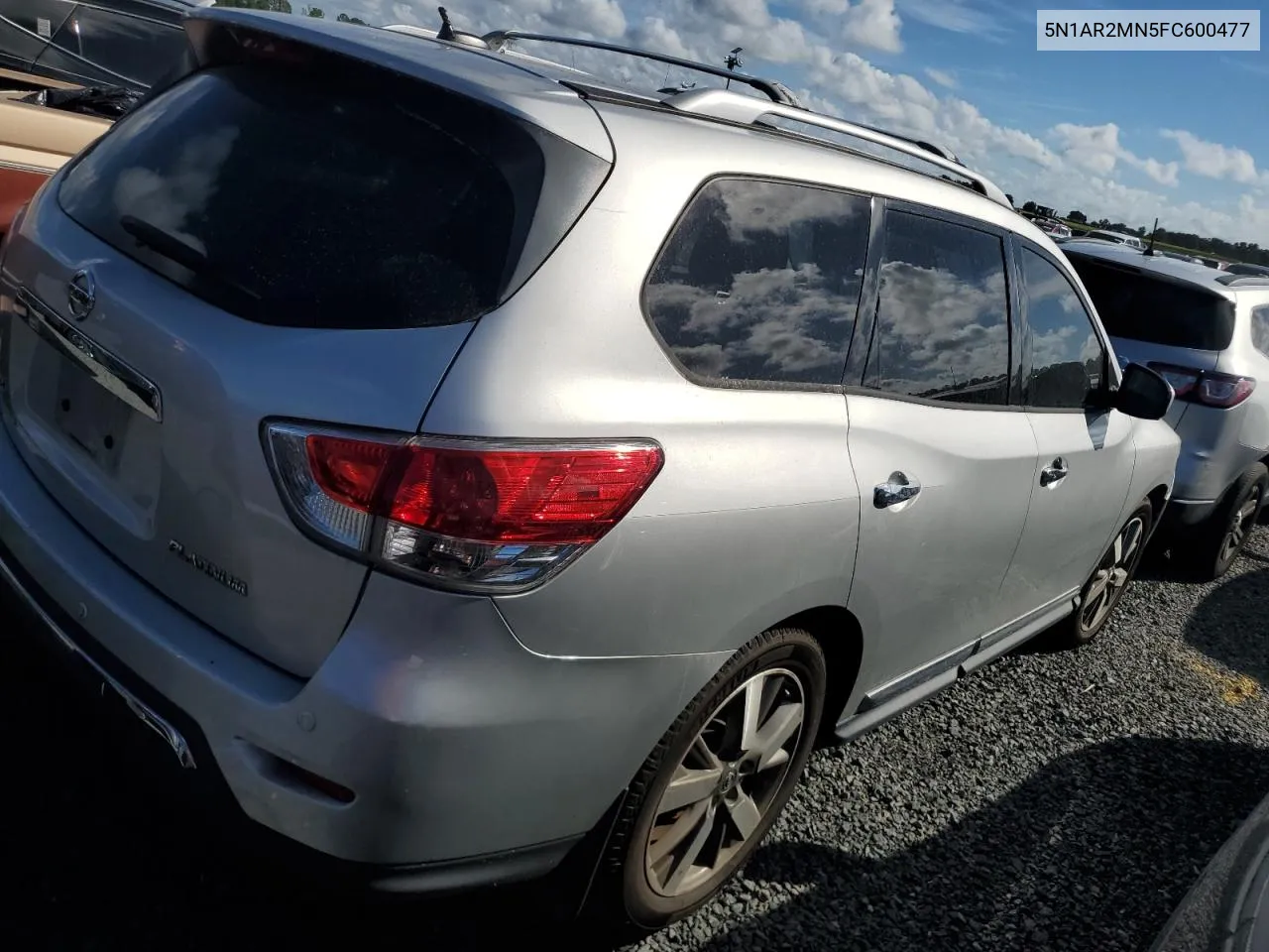 2015 Nissan Pathfinder S VIN: 5N1AR2MN5FC600477 Lot: 73933354