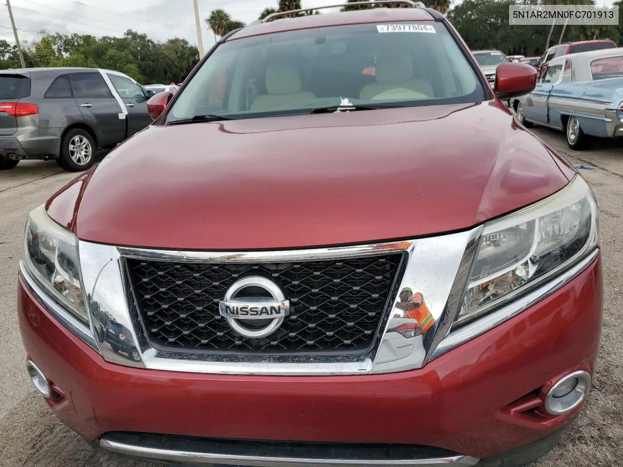 2015 Nissan Pathfinder S VIN: 5N1AR2MN0FC701913 Lot: 73977804