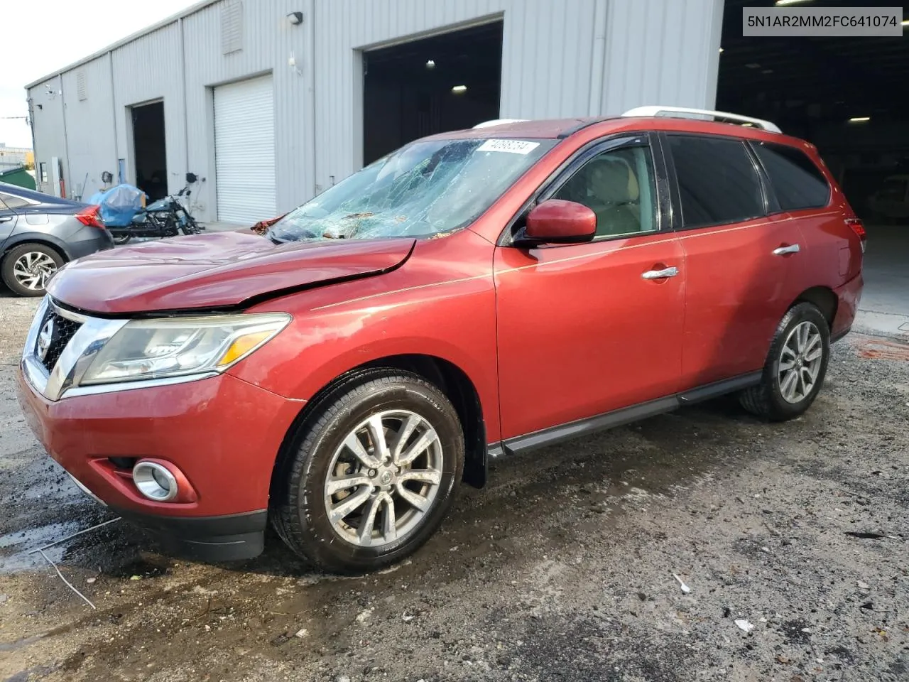 2015 Nissan Pathfinder S VIN: 5N1AR2MM2FC641074 Lot: 74098234