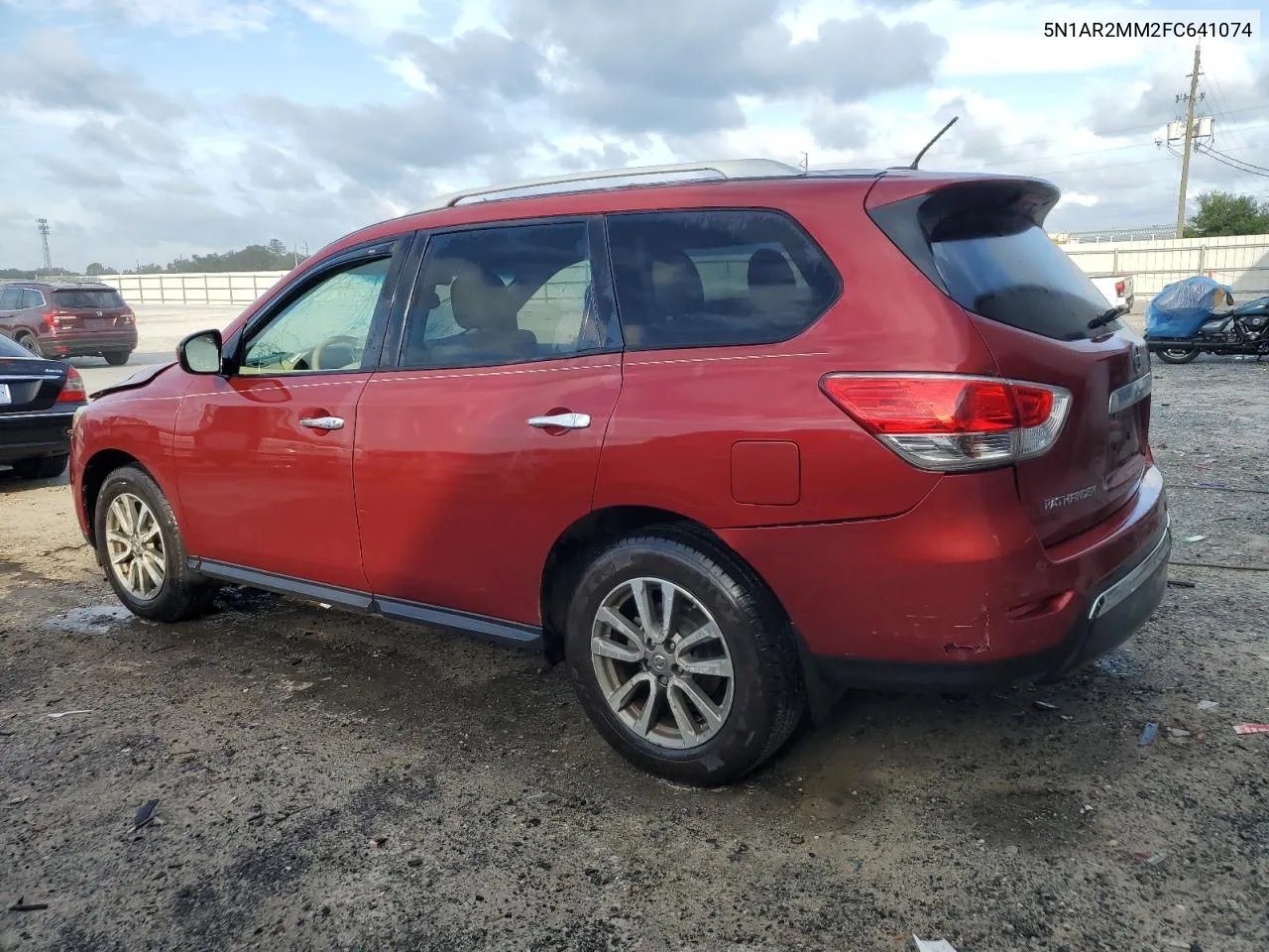 2015 Nissan Pathfinder S VIN: 5N1AR2MM2FC641074 Lot: 74098234