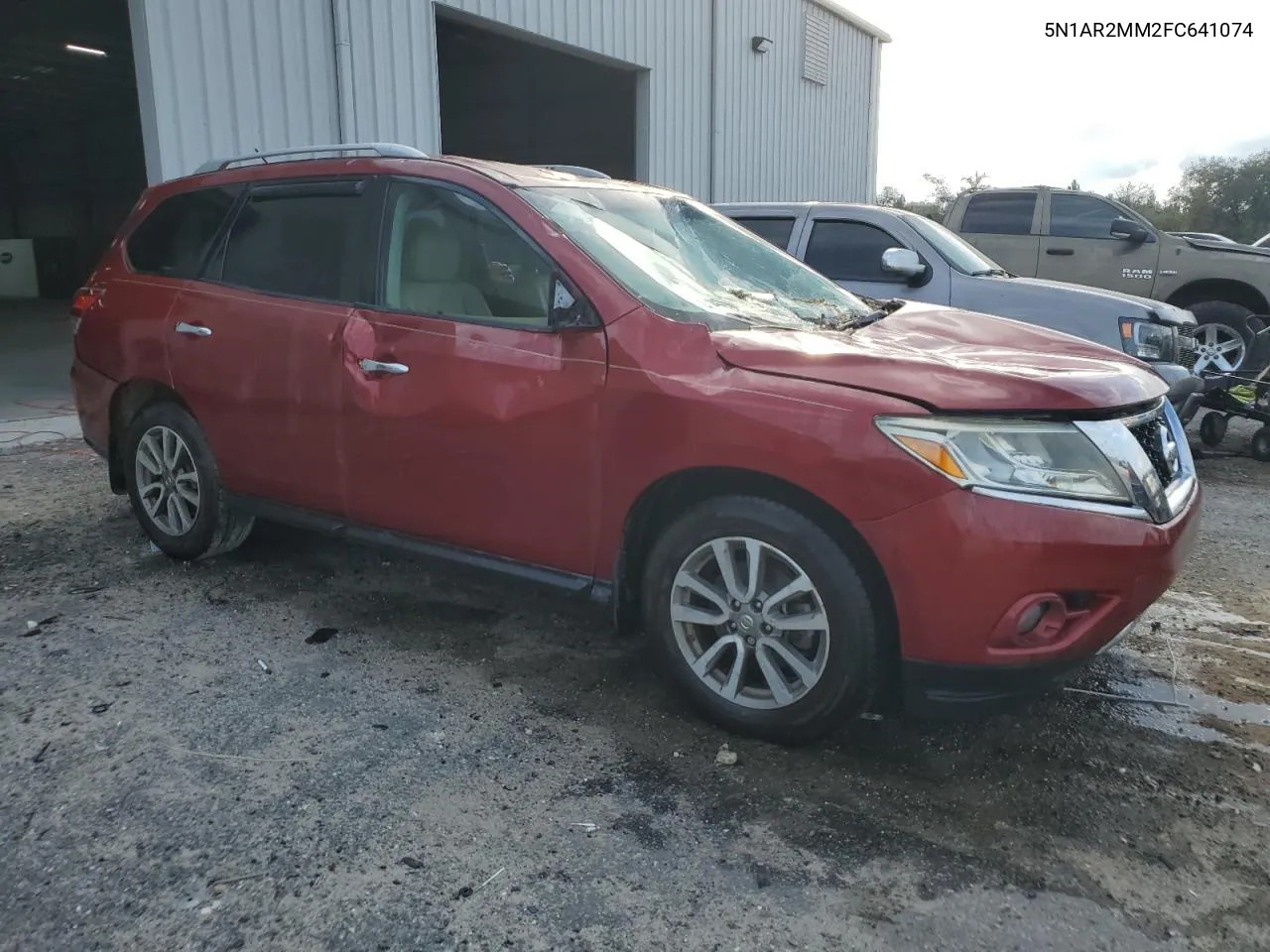 2015 Nissan Pathfinder S VIN: 5N1AR2MM2FC641074 Lot: 74098234