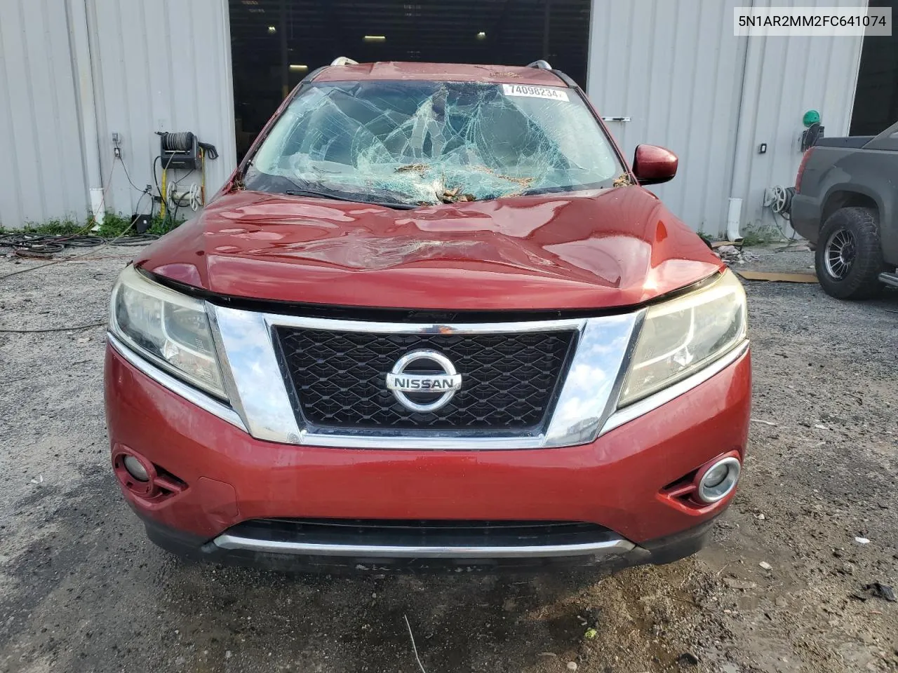 2015 Nissan Pathfinder S VIN: 5N1AR2MM2FC641074 Lot: 74098234