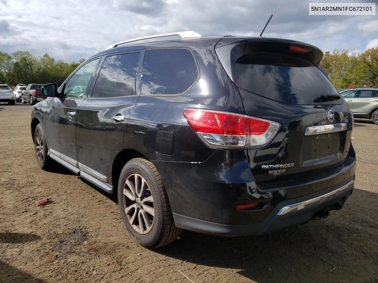 2015 Nissan Pathfinder S VIN: 5N1AR2MN1FC672101 Lot: 74205544