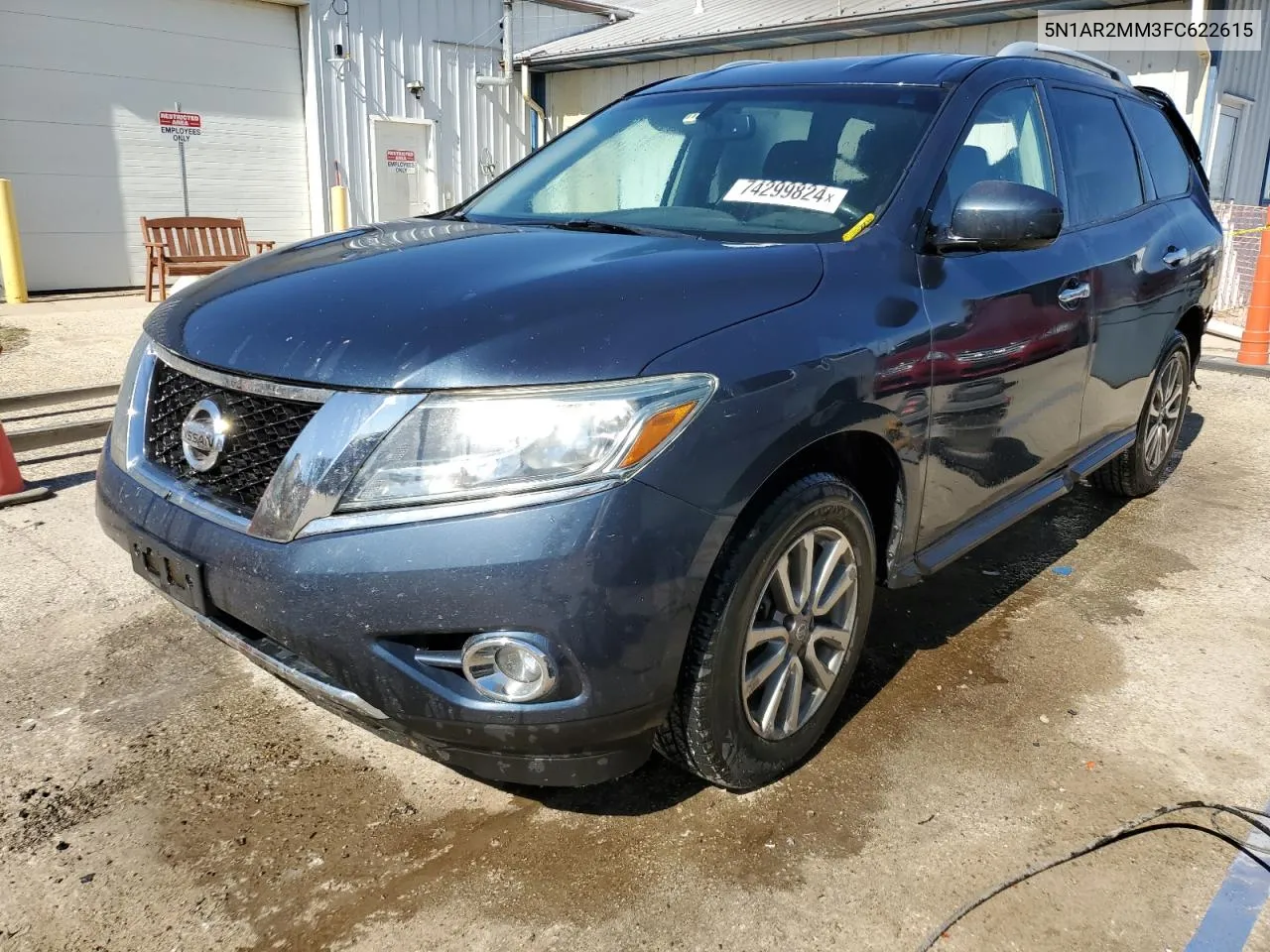 2015 Nissan Pathfinder S VIN: 5N1AR2MM3FC622615 Lot: 74299824