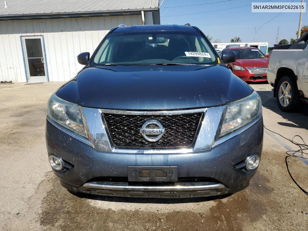 2015 Nissan Pathfinder S VIN: 5N1AR2MM3FC622615 Lot: 74299824