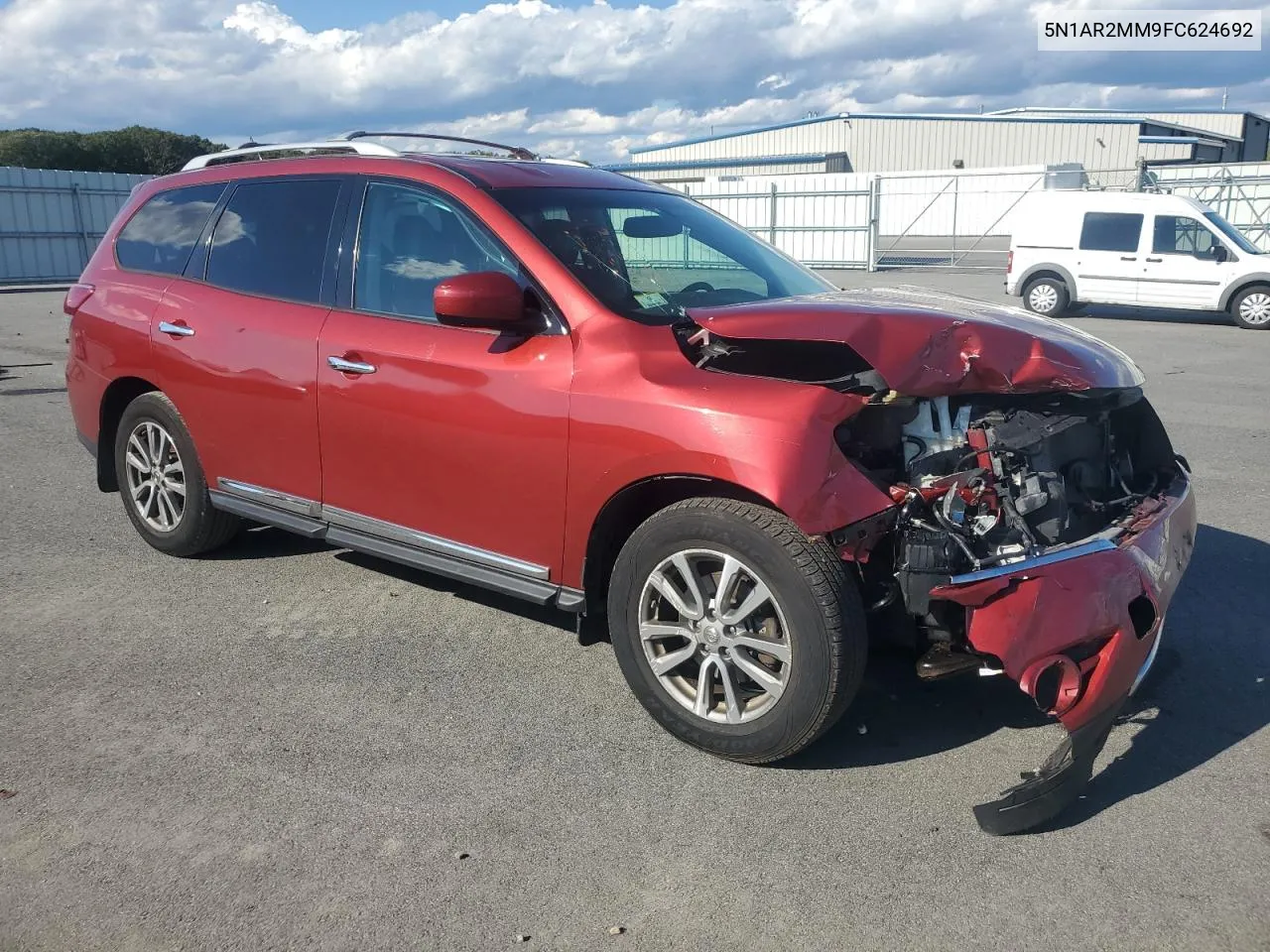 2015 Nissan Pathfinder S VIN: 5N1AR2MM9FC624692 Lot: 74877094