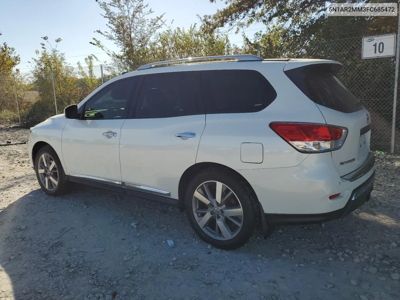 2015 Nissan Pathfinder S VIN: 5N1AR2MM3FC685472 Lot: 74936554