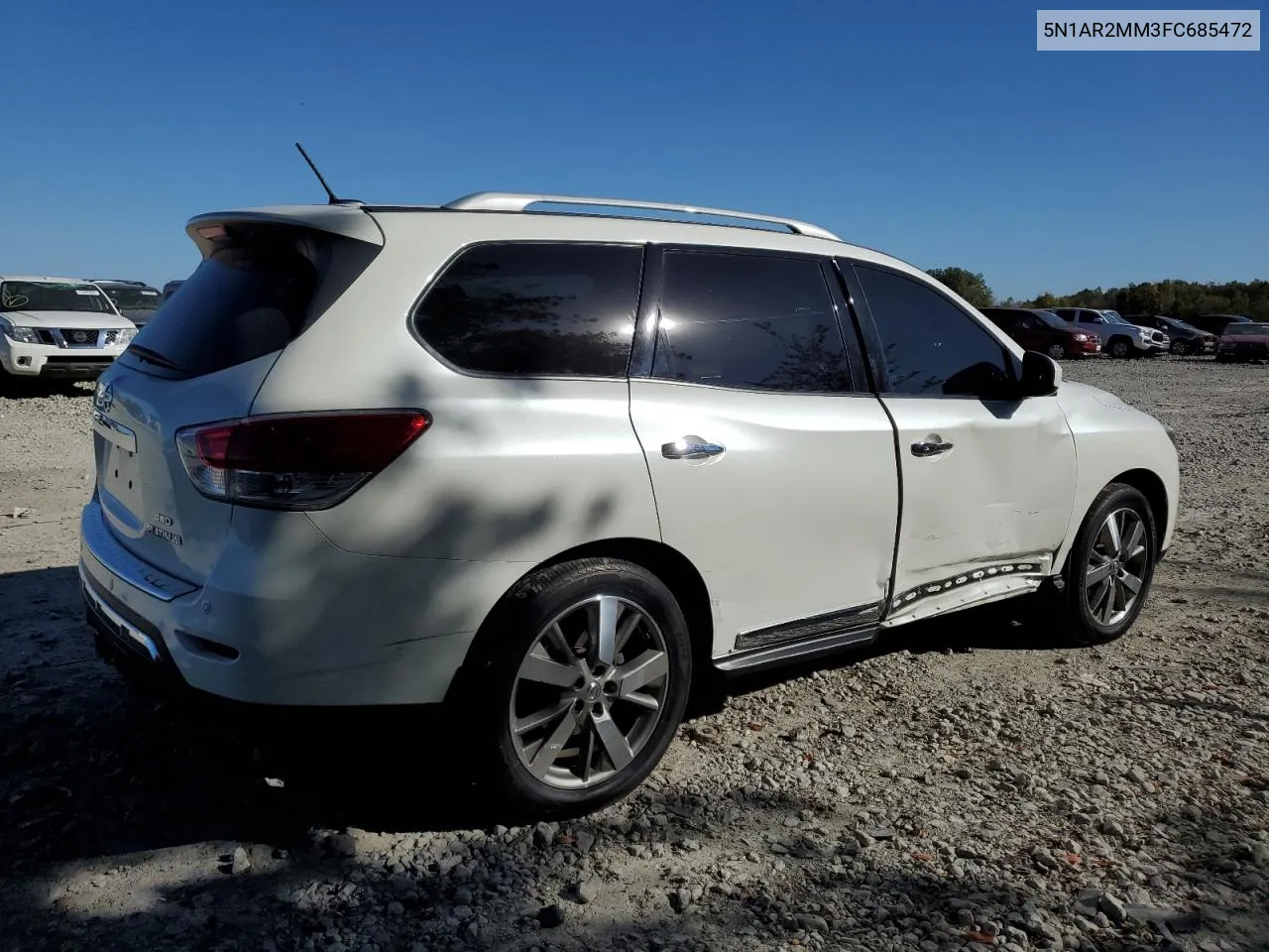 2015 Nissan Pathfinder S VIN: 5N1AR2MM3FC685472 Lot: 74936554